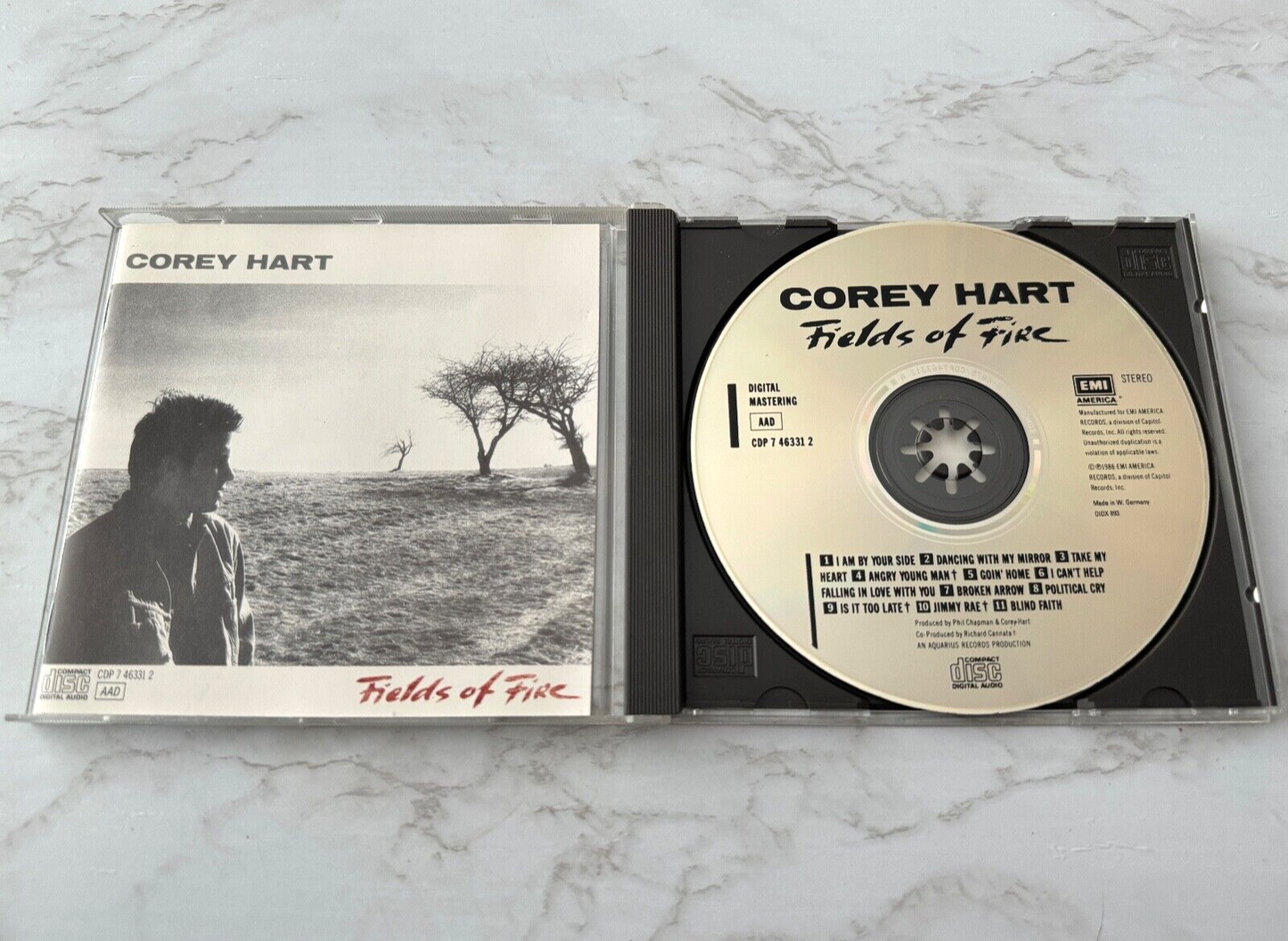 Corey Hart – Fields Of Fire (1986) [GERMAN PRESS]