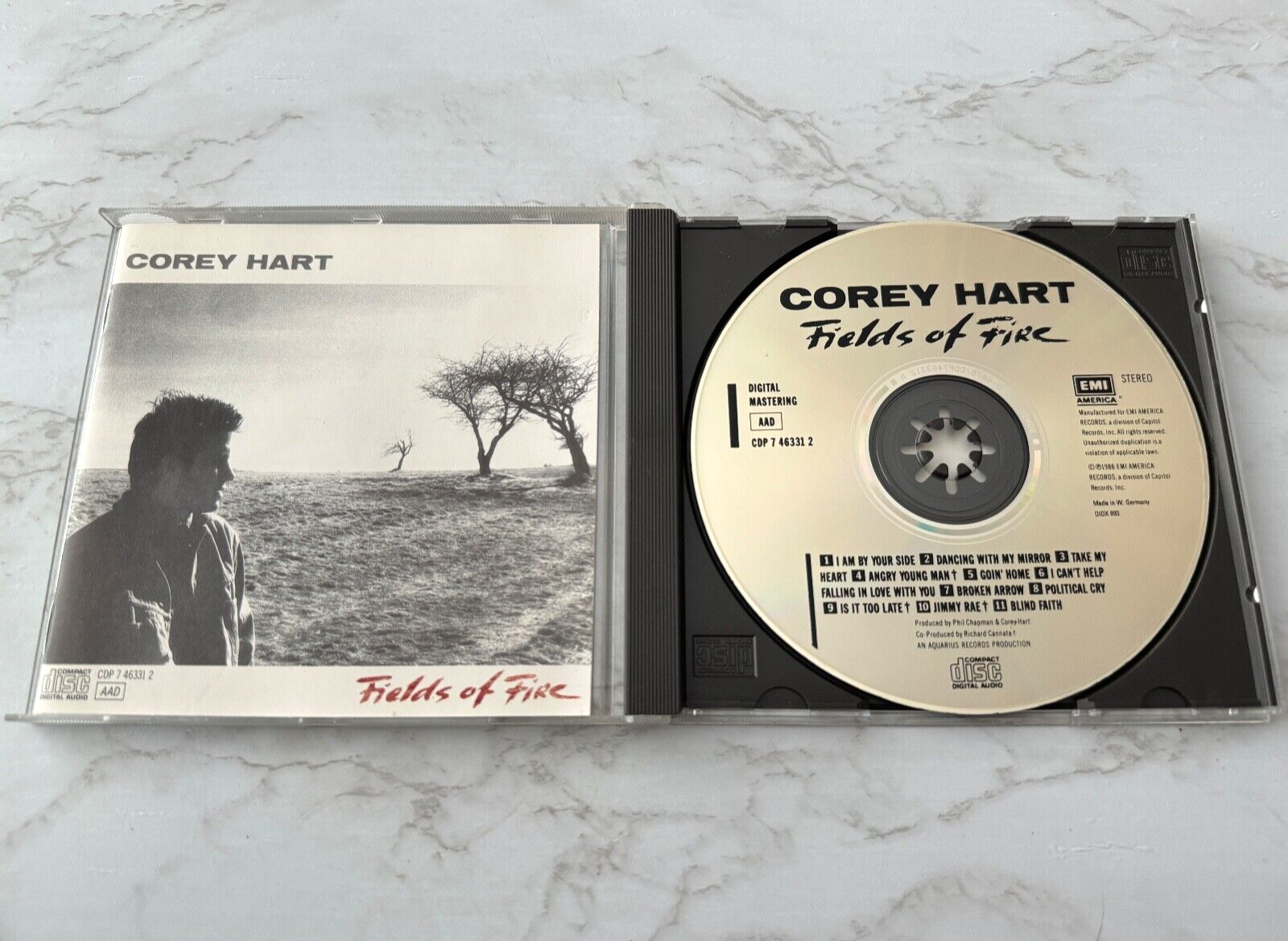 Corey Hart – Fields Of Fire (1986) [GERMAN PRESS]