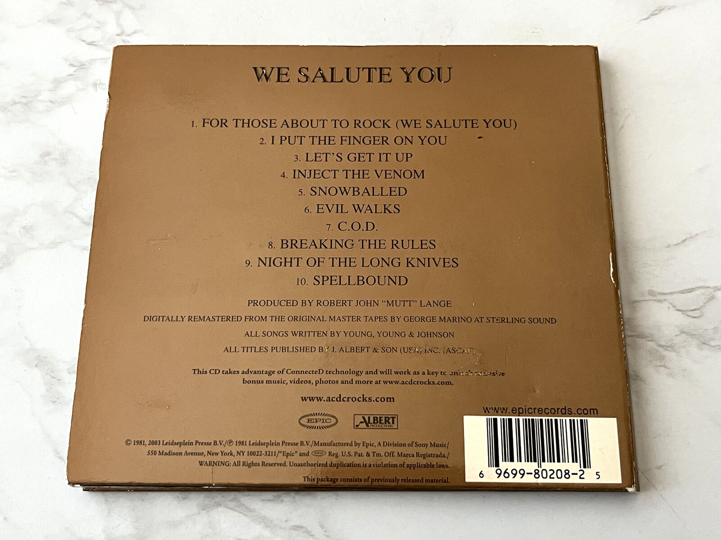 AC/DC – For Those About To Rock (Digipak) (2003)