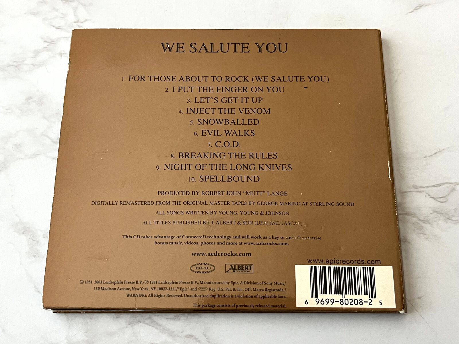 AC/DC – For Those About To Rock (Digipak) (2003)