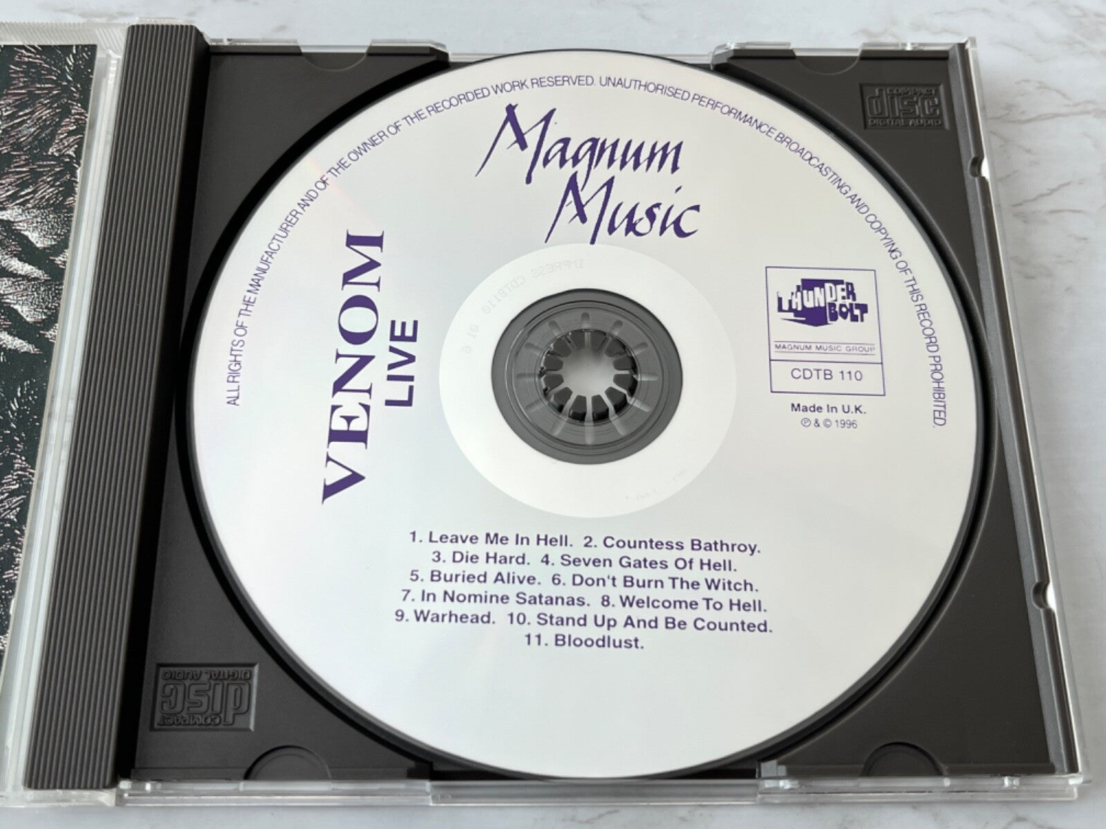 Venom – Live Official Bootleg (1996)