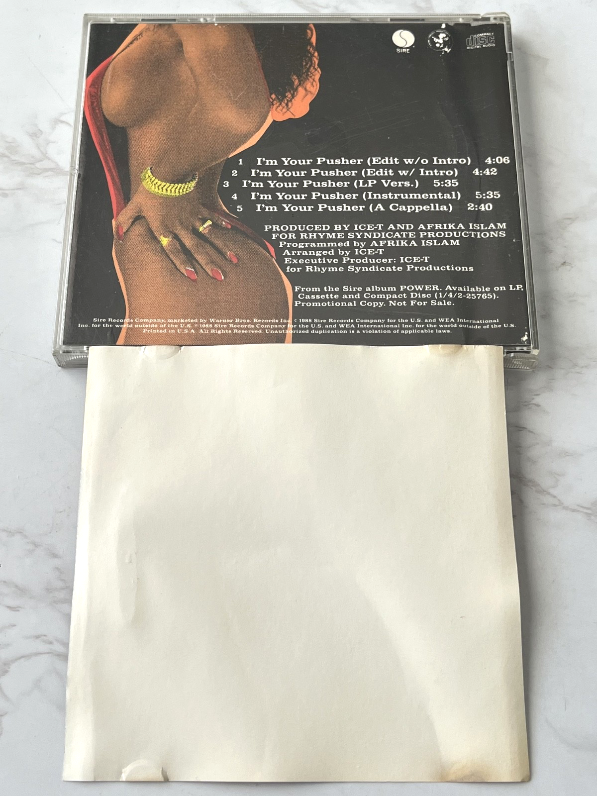 Ice-T – Ice-T I'm Your Pusher (1988)