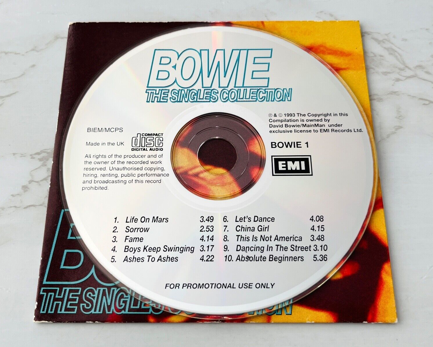 David Bowie – Selection Form The Singles Collection (1993)