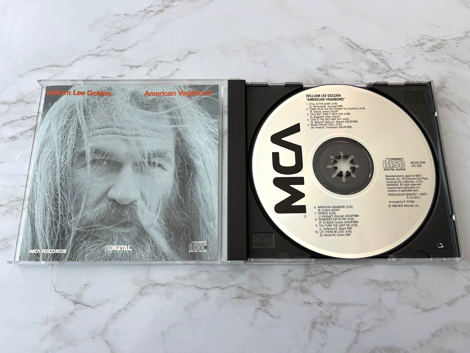 William Lee Golden – American Vagabond (1986) [JAPAN PRESS]