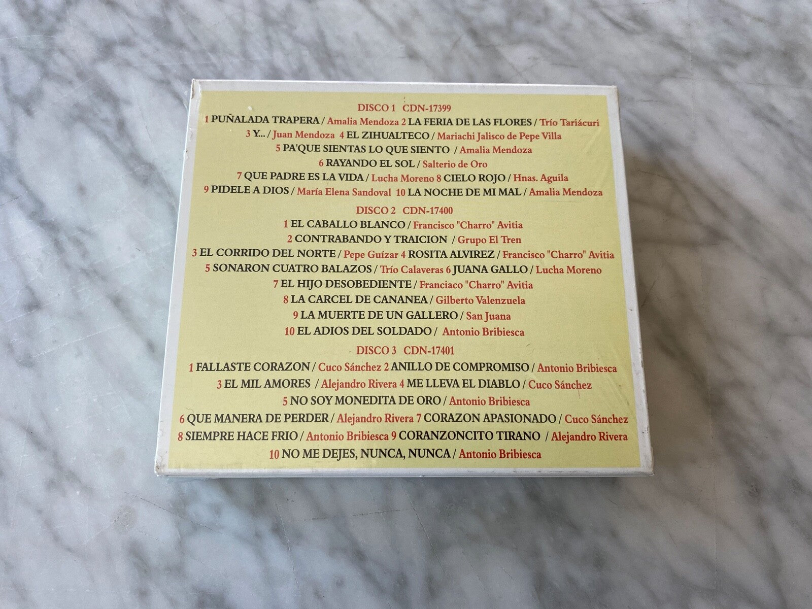 Consagradas De La Canción Ranchera Serie De Oro 3 (Box Set) (2004)