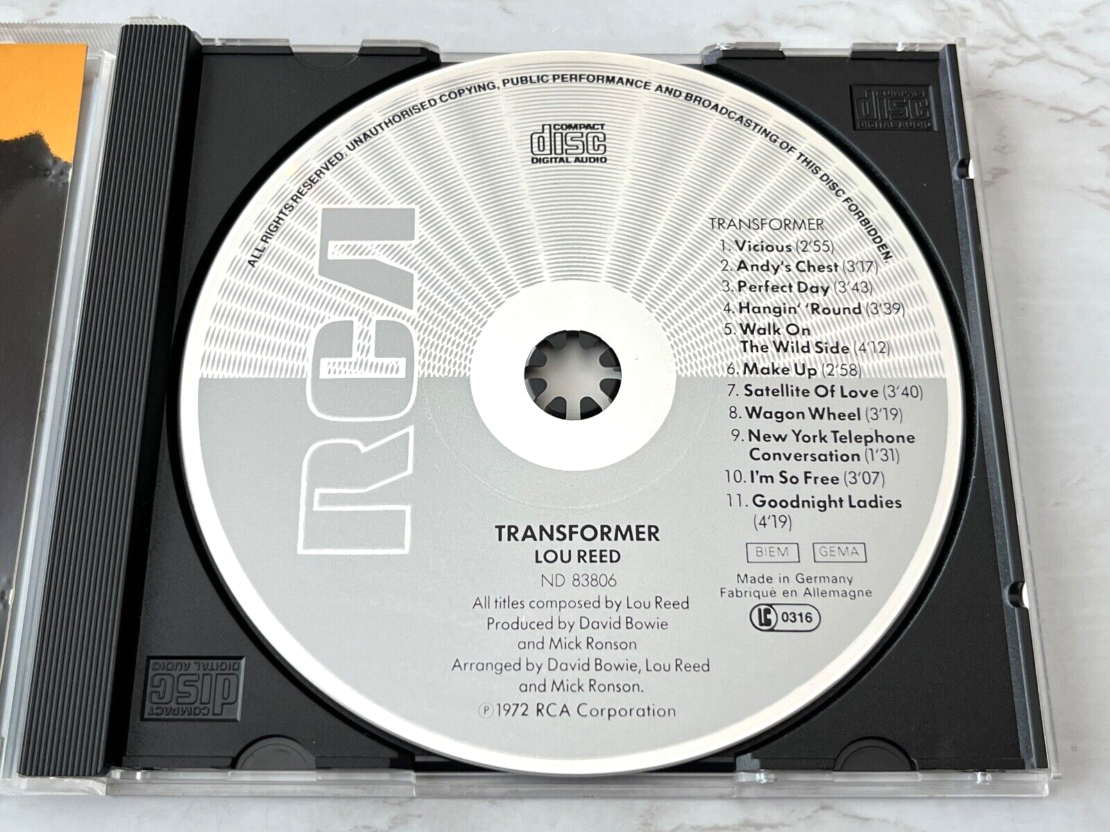 Lou Reed – Transformer [GERMAN PRESS]