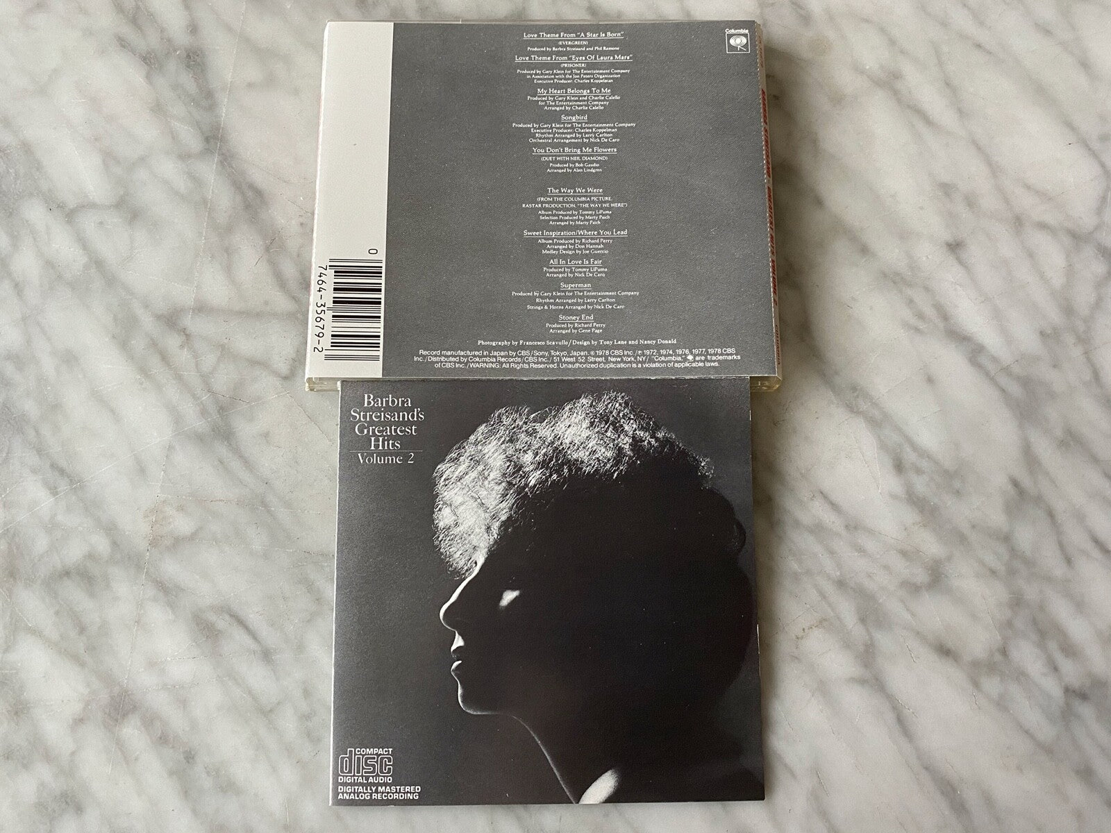 Barbra Streisand – Greatest Hits Volume 2 [JAPAN PRESS]