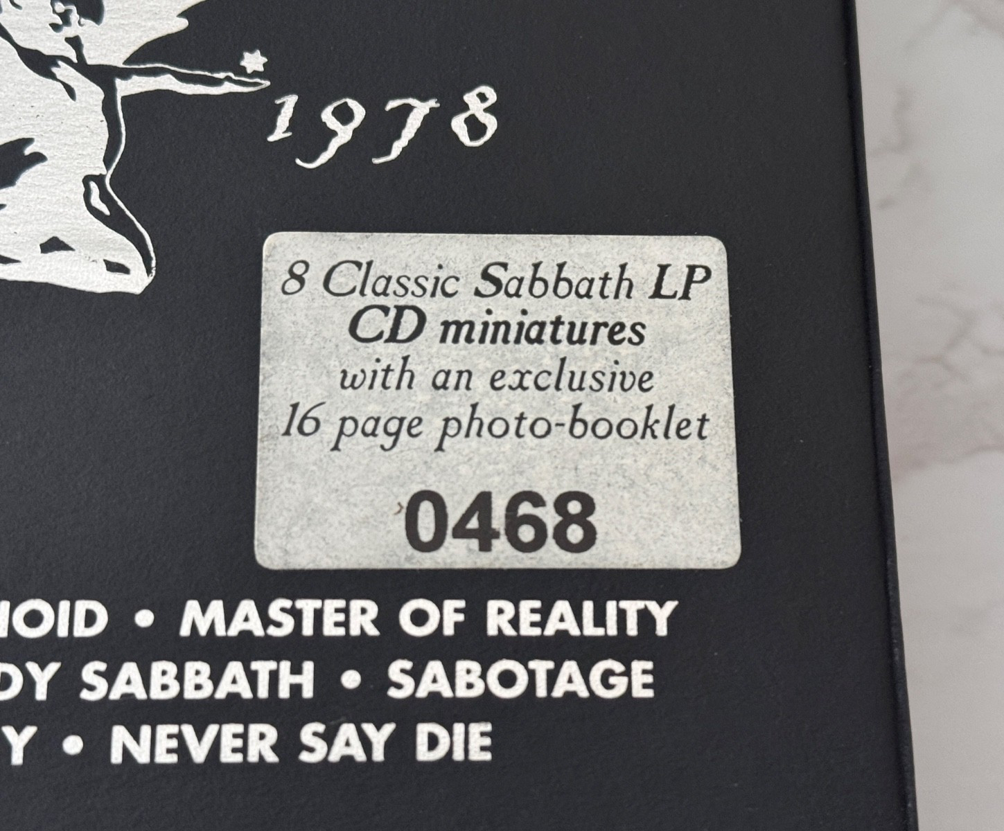 Black Sabbath – The Complete 70s Replica Collection 8 (Box Set) (2001)