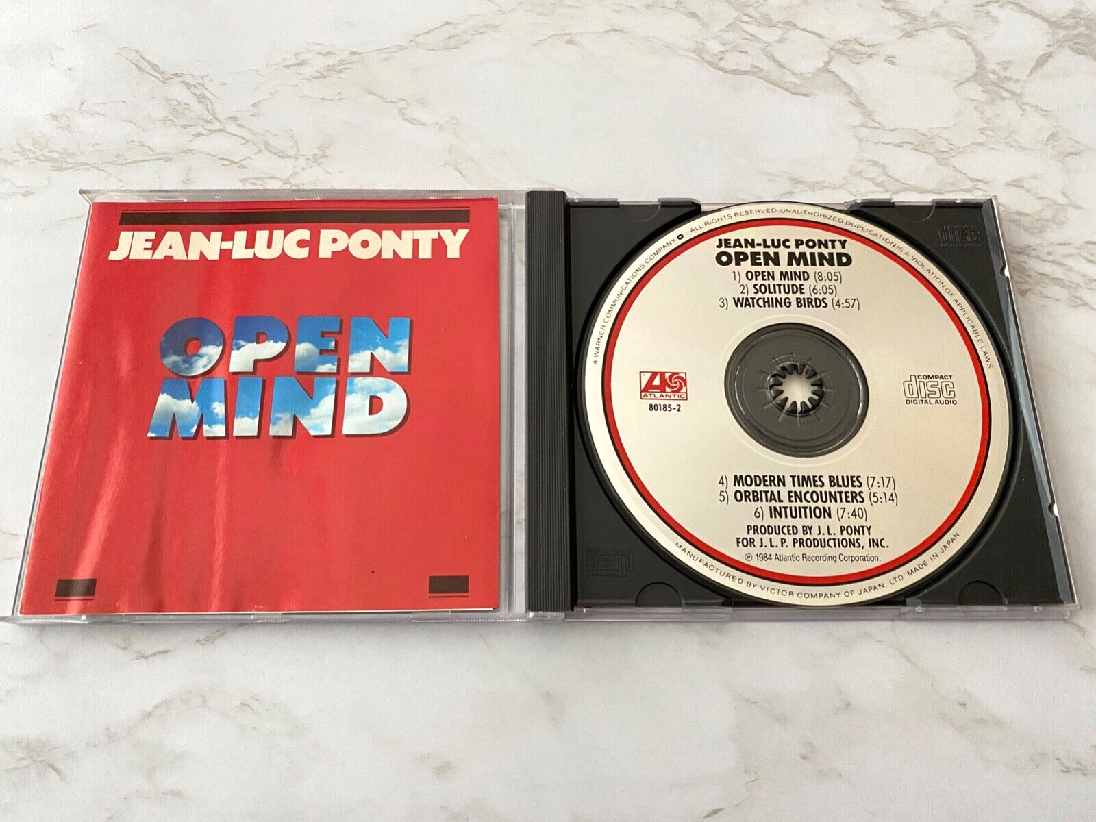 Jean Luc Ponty – Open Mind (1984) [JAPAN PRESS]