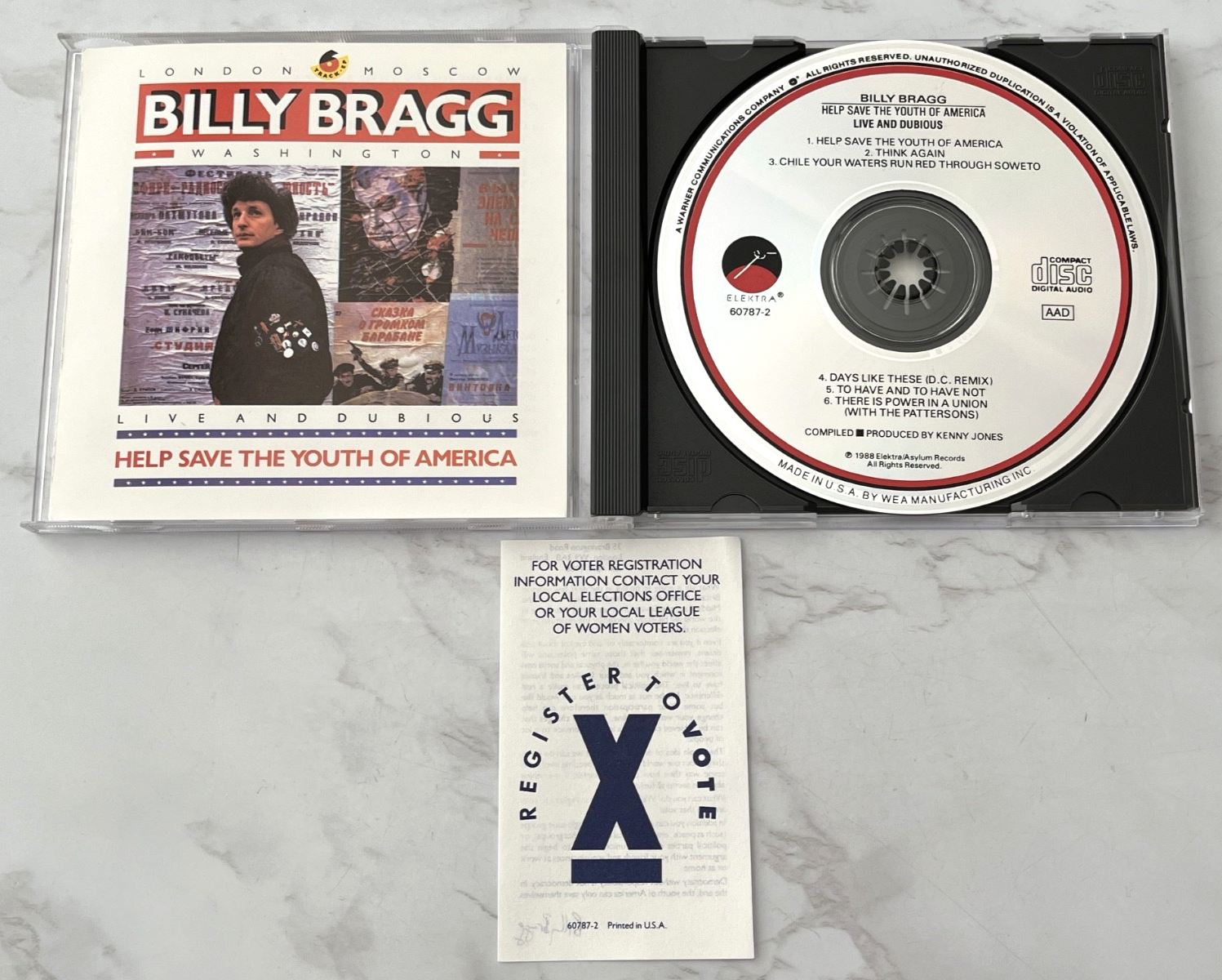 Billy Bragg – Help Save The Youth Of America (EP) (1988)