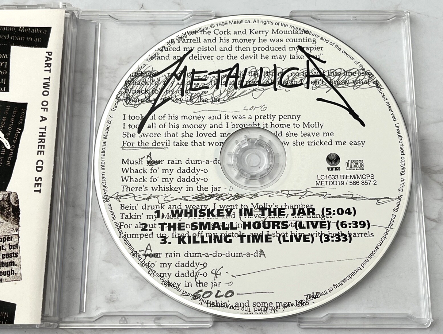 Metallica – Whiskey In The Jar (1999)