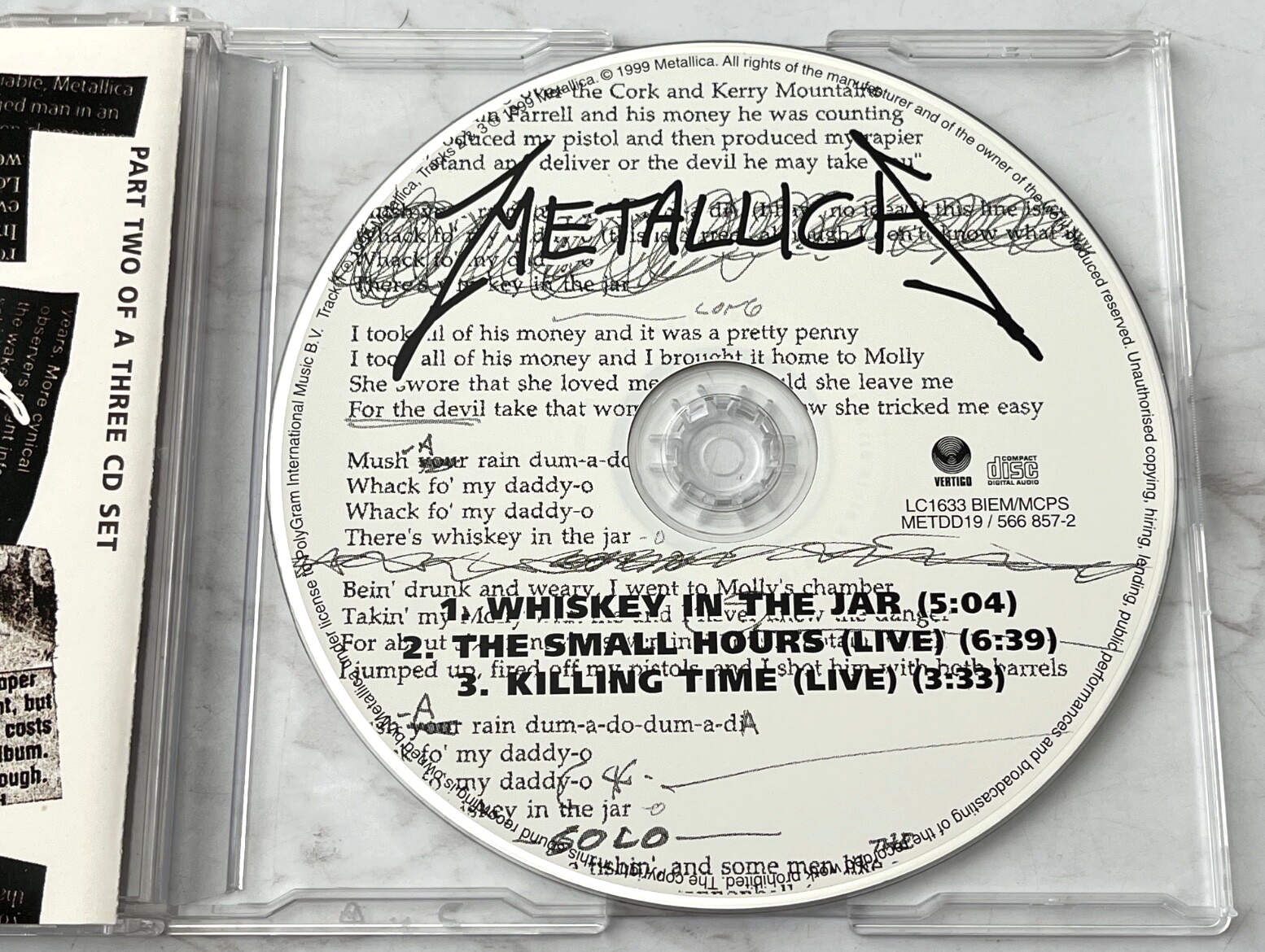 Metallica – Whiskey In The Jar (1999)