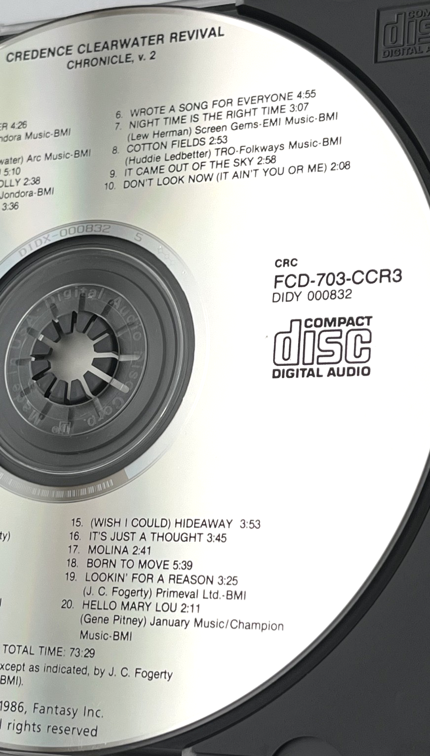 Creedence Clearwater Revival – Chronicle Vol. 2 (1986)