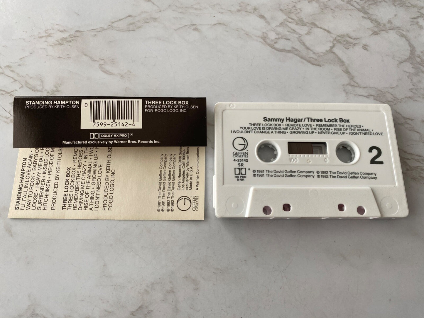 Sammy Hagar – Standing Hampton Three Lock Box (1982)