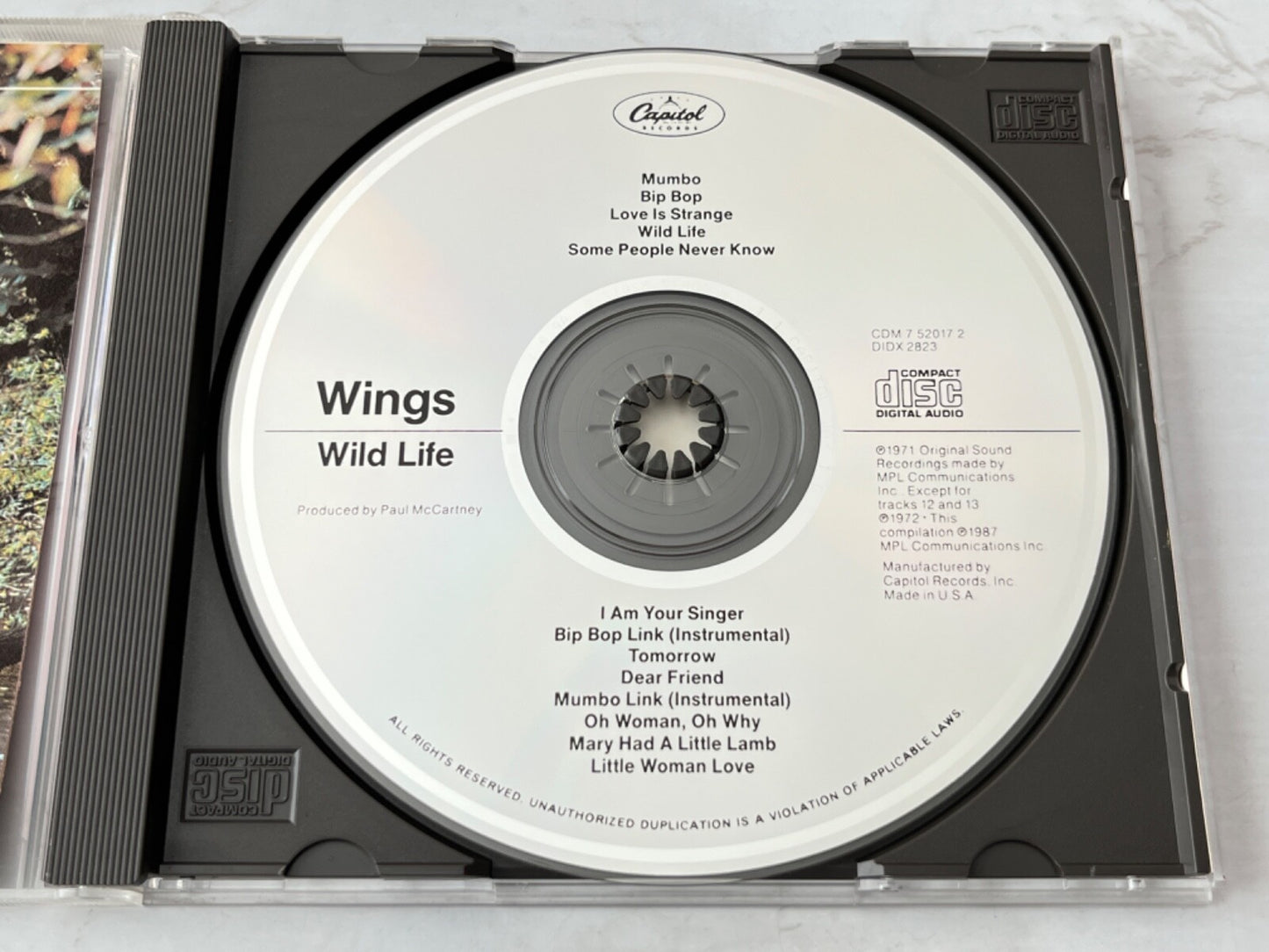 Paul McCartney, Wings – Wild Life (1987)