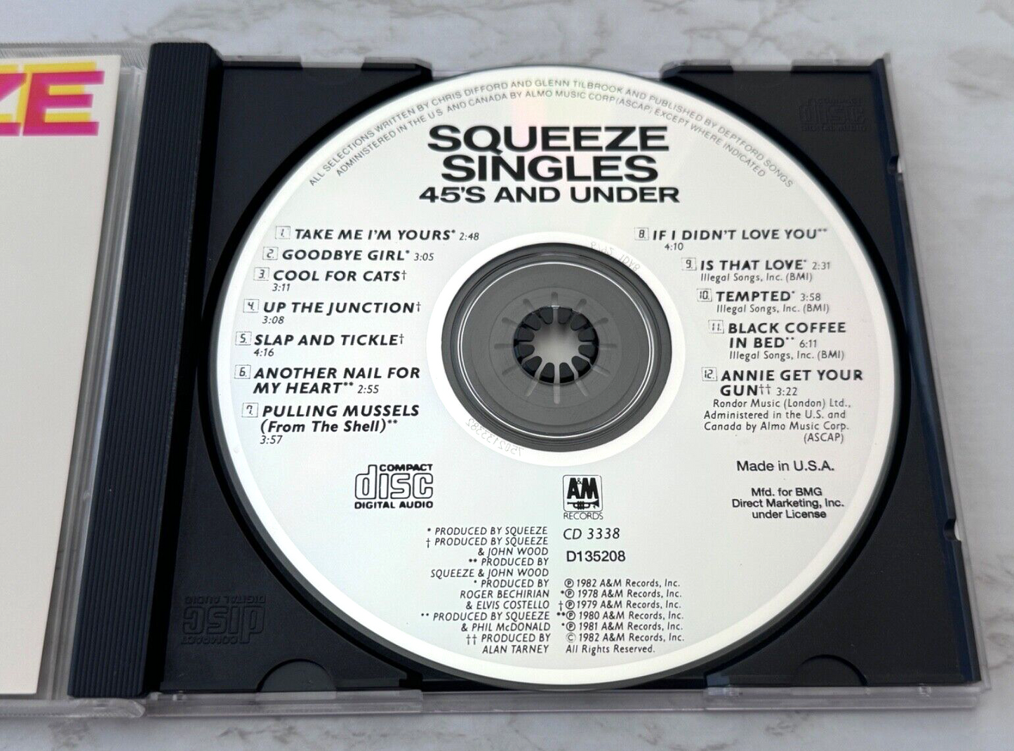 Squeeze – Singles 45's And Under
