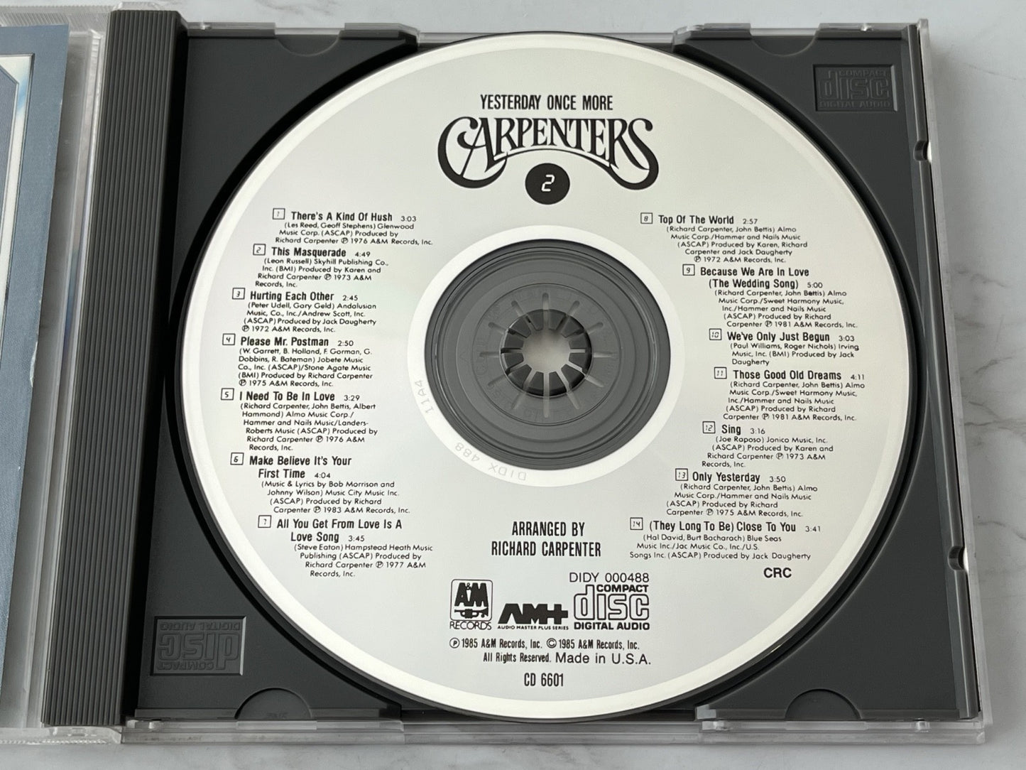 Carpenters – Yesterday Once More