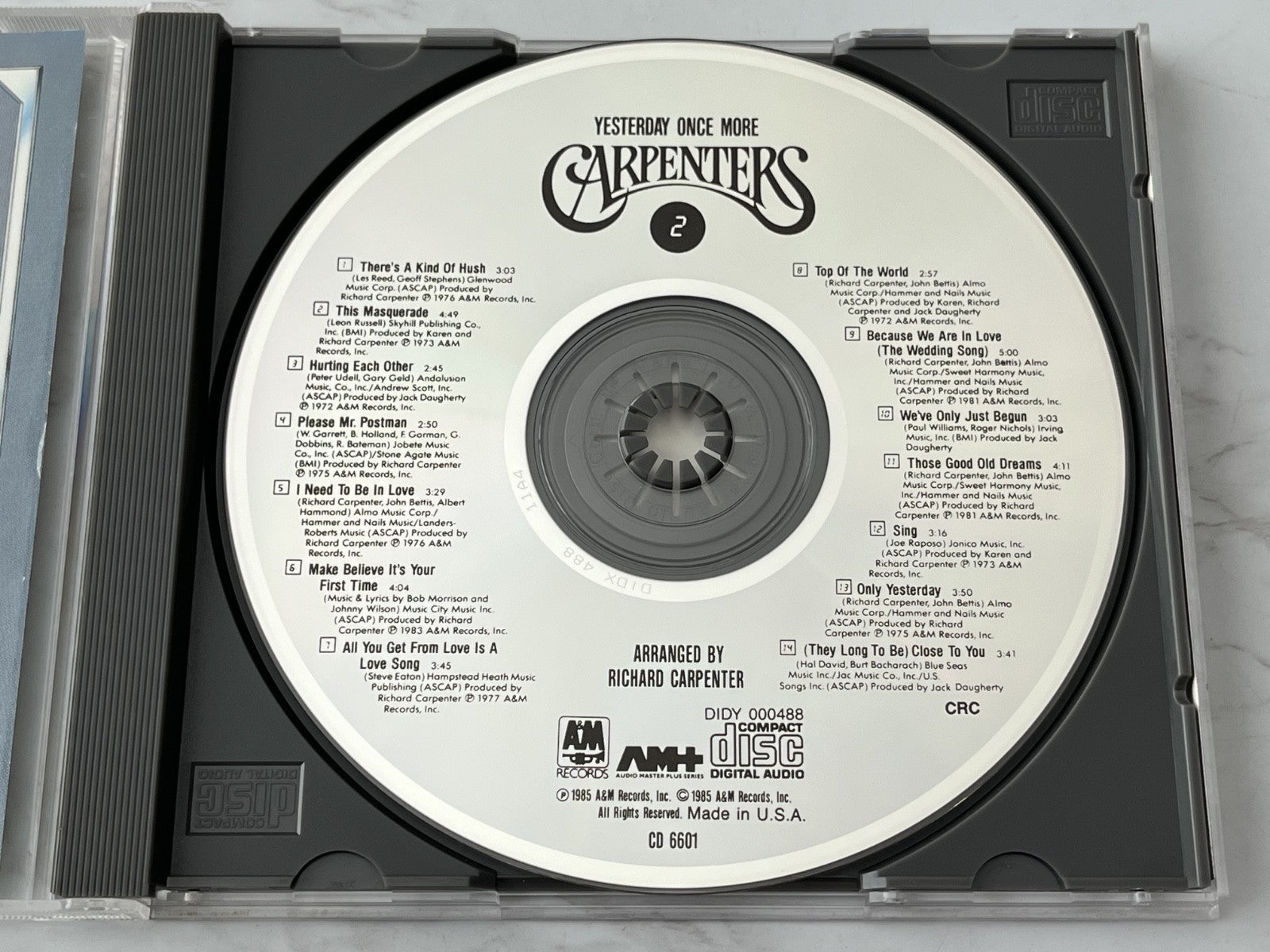 Carpenters – Yesterday Once More