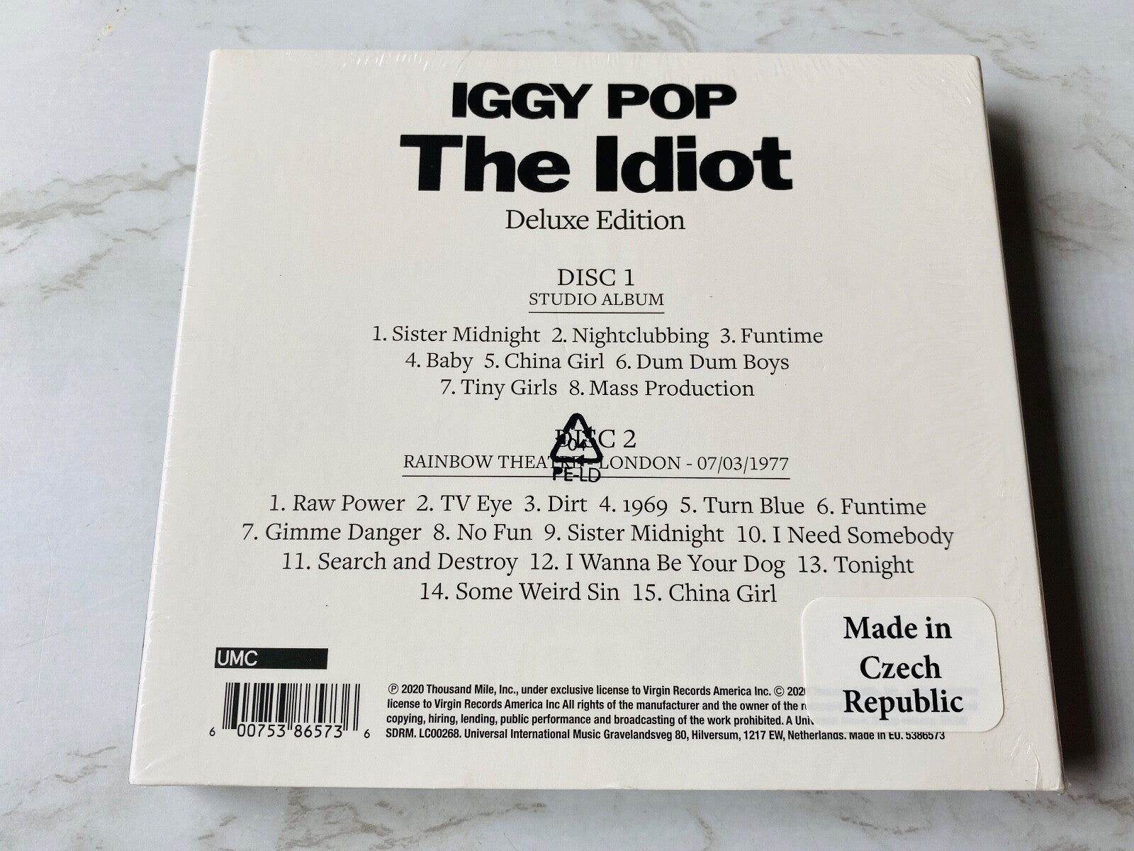 Iggy Pop – The Idiot 2 (Deluxe Edition, Digipak) (2020)
