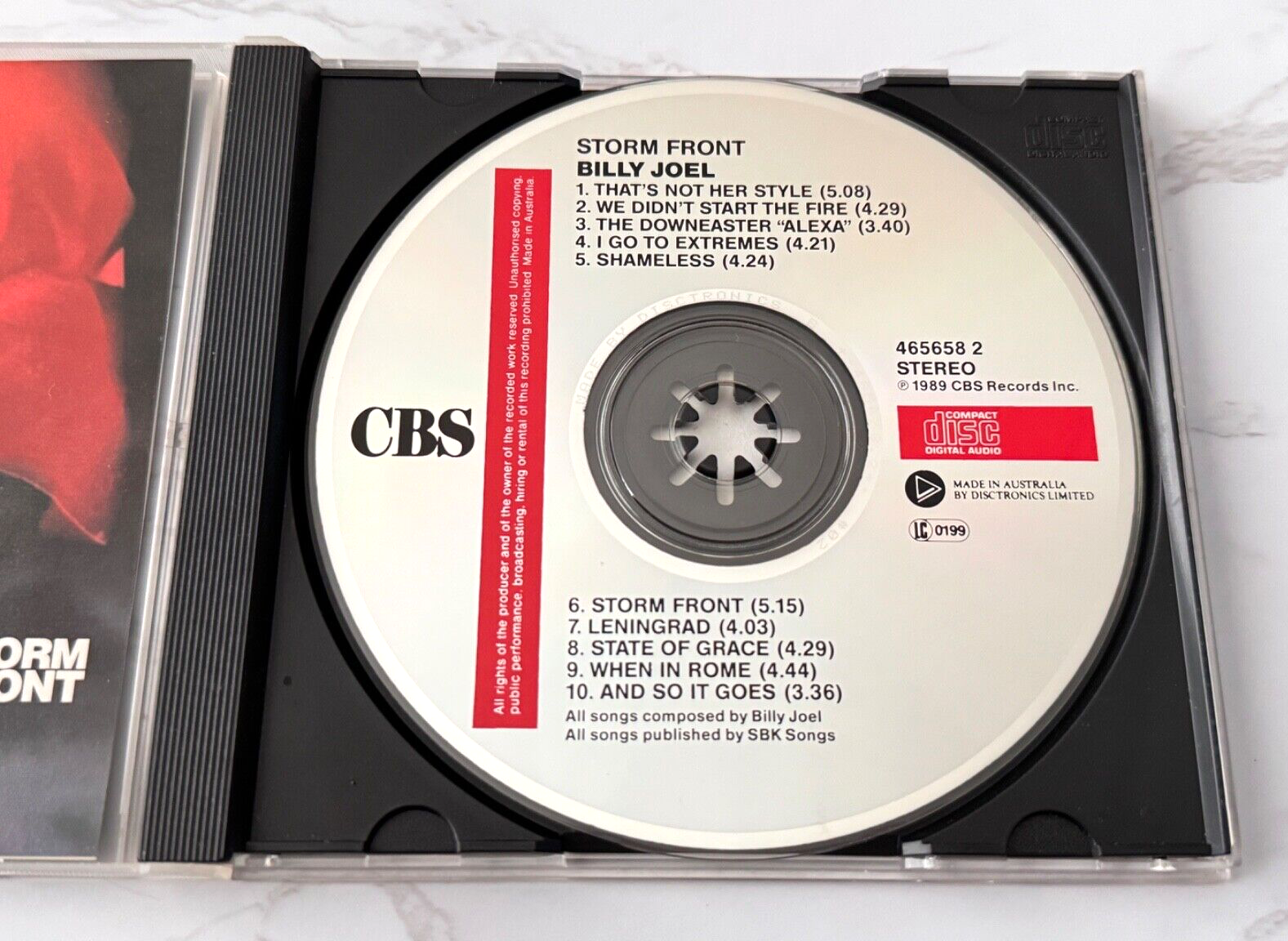 Billy Joel – Storm Front (1989) [AUSTRALIA PRESS]