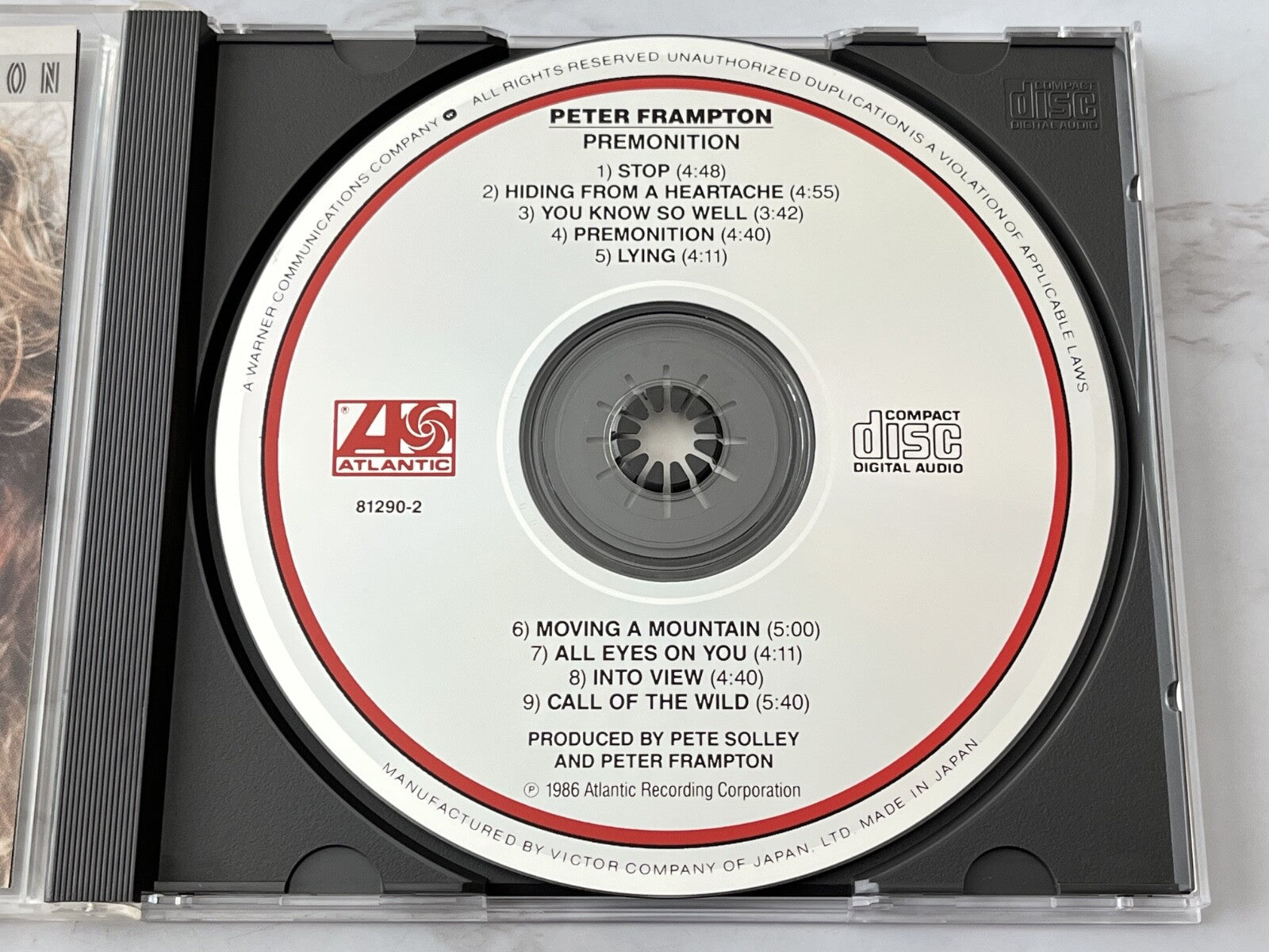 Peter Frampton – Premonition (1986) [JAPAN PRESS]