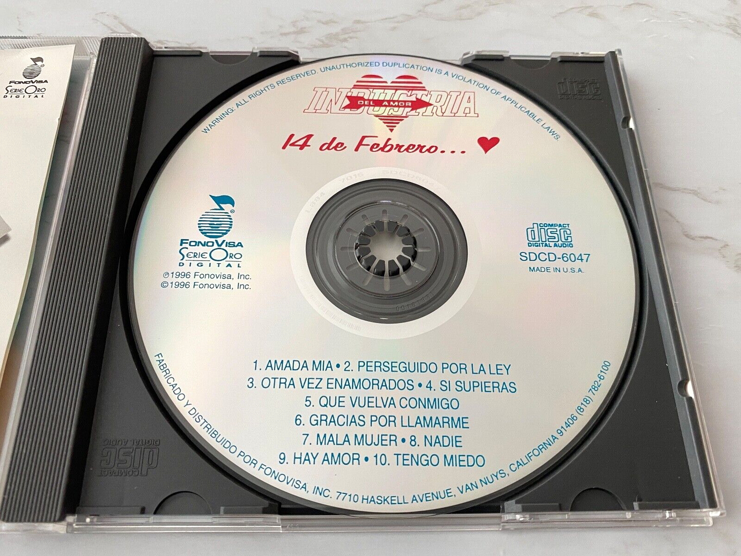 Industria Del Amor – 14 De Febrero (1996)