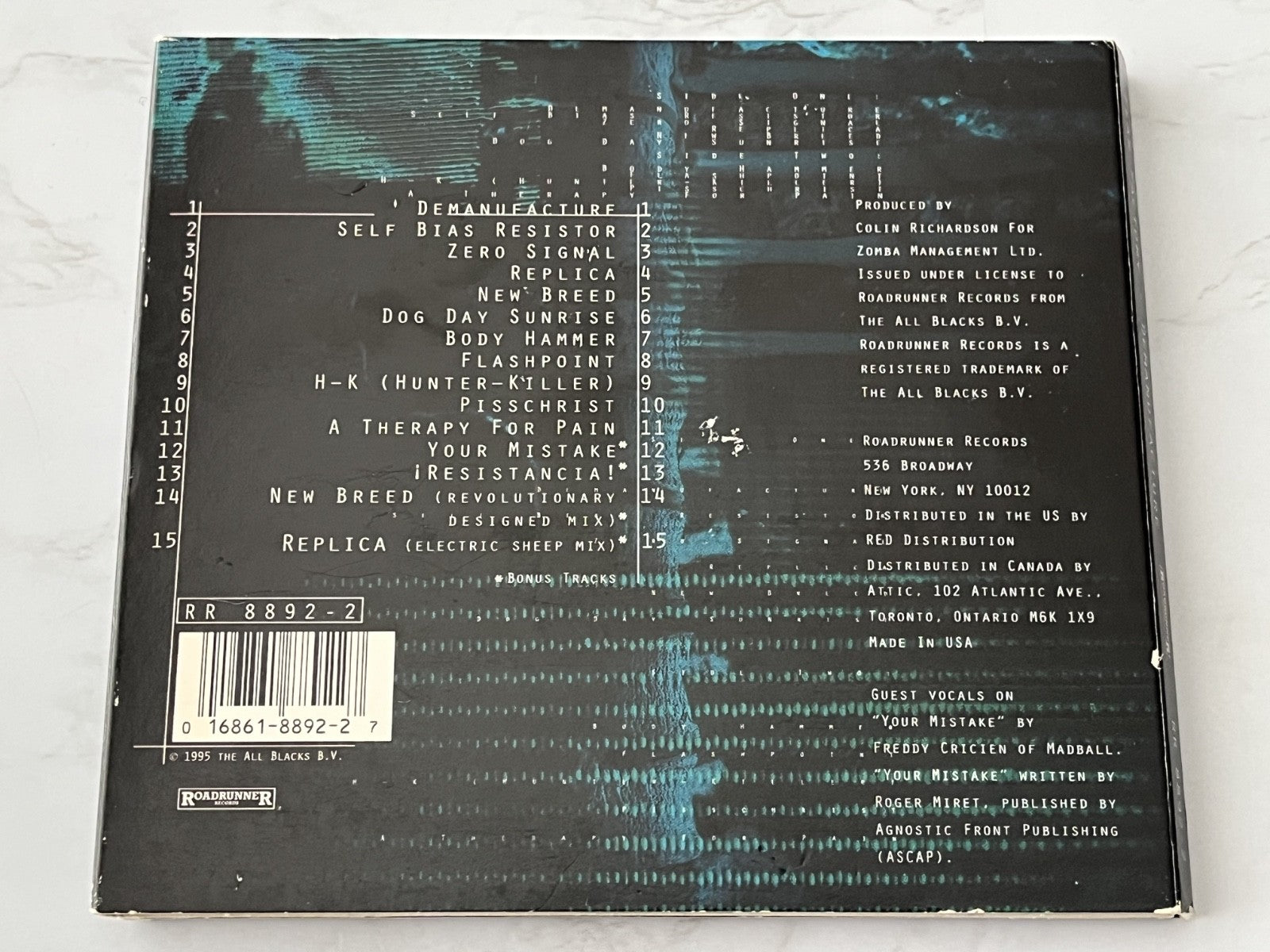 Fear Factory – Demanufacture (Digipak) (1996)