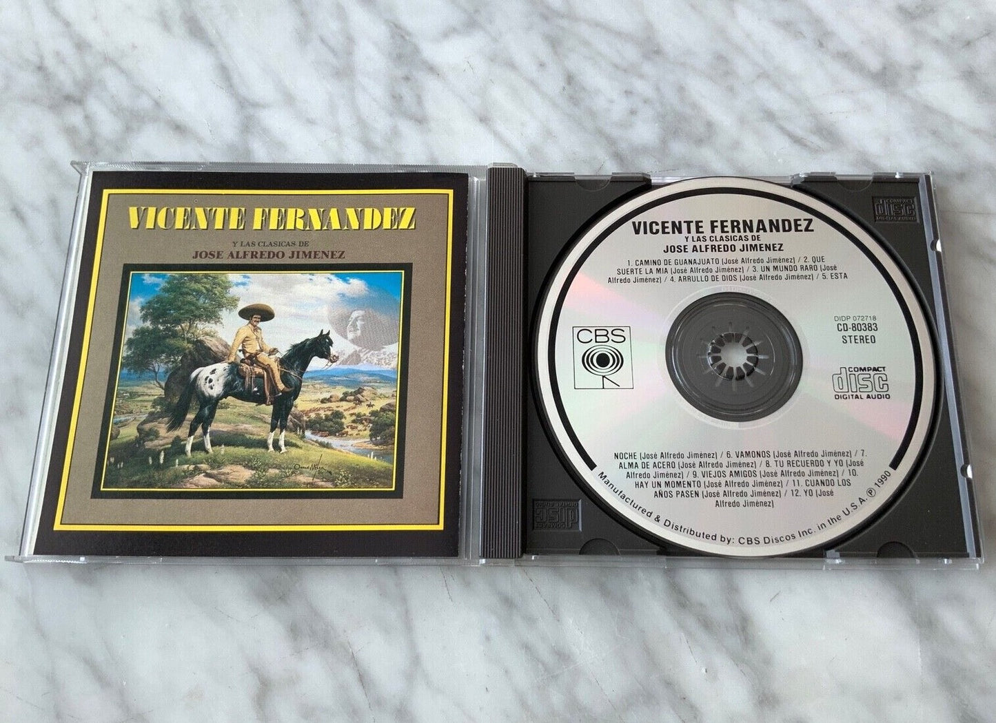 Vicente Fernandez – Clasicas De Jose Alfredo Jimenez (1990)