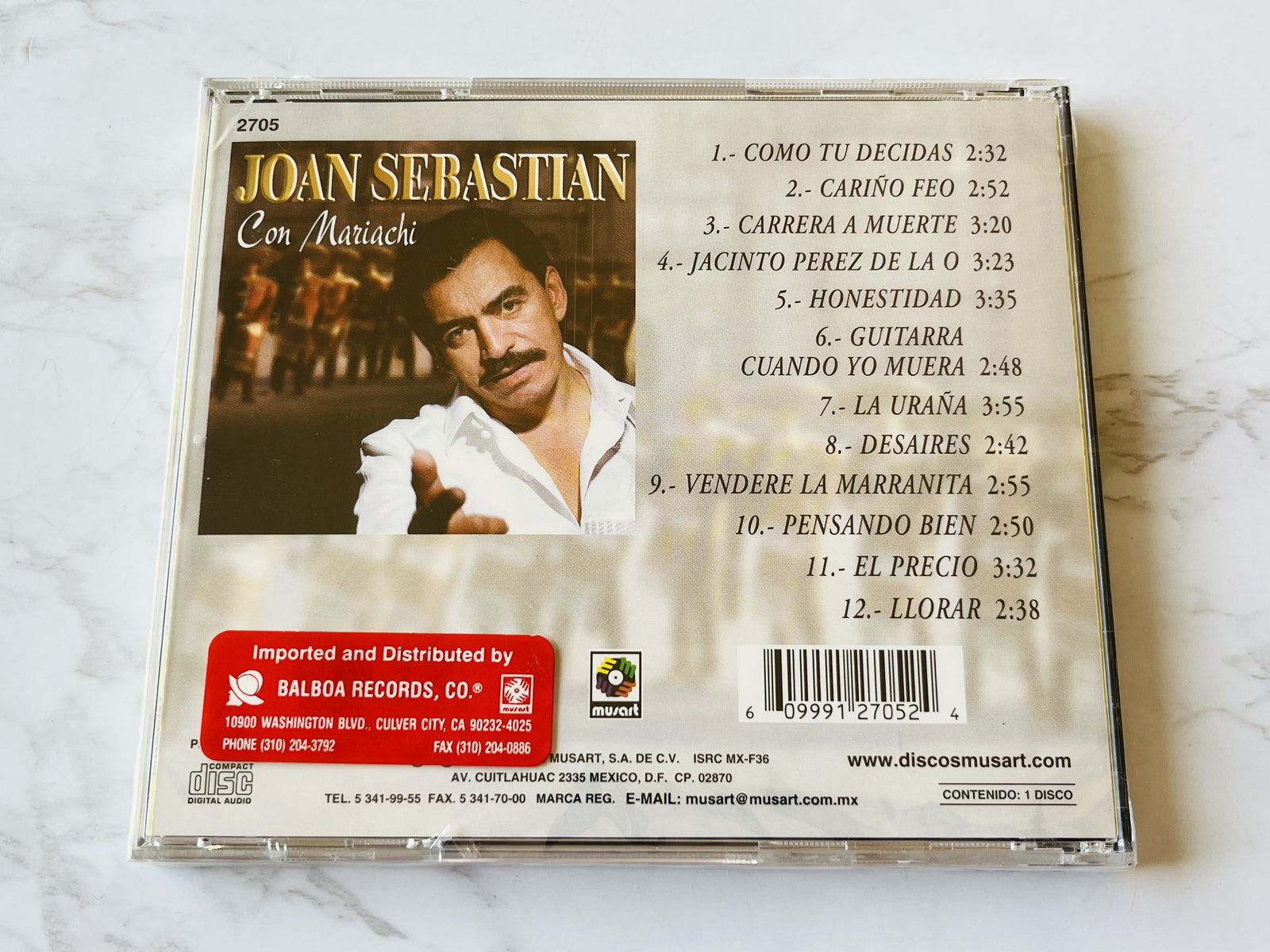 Joan Sebastian – Con Mariachi (2002)