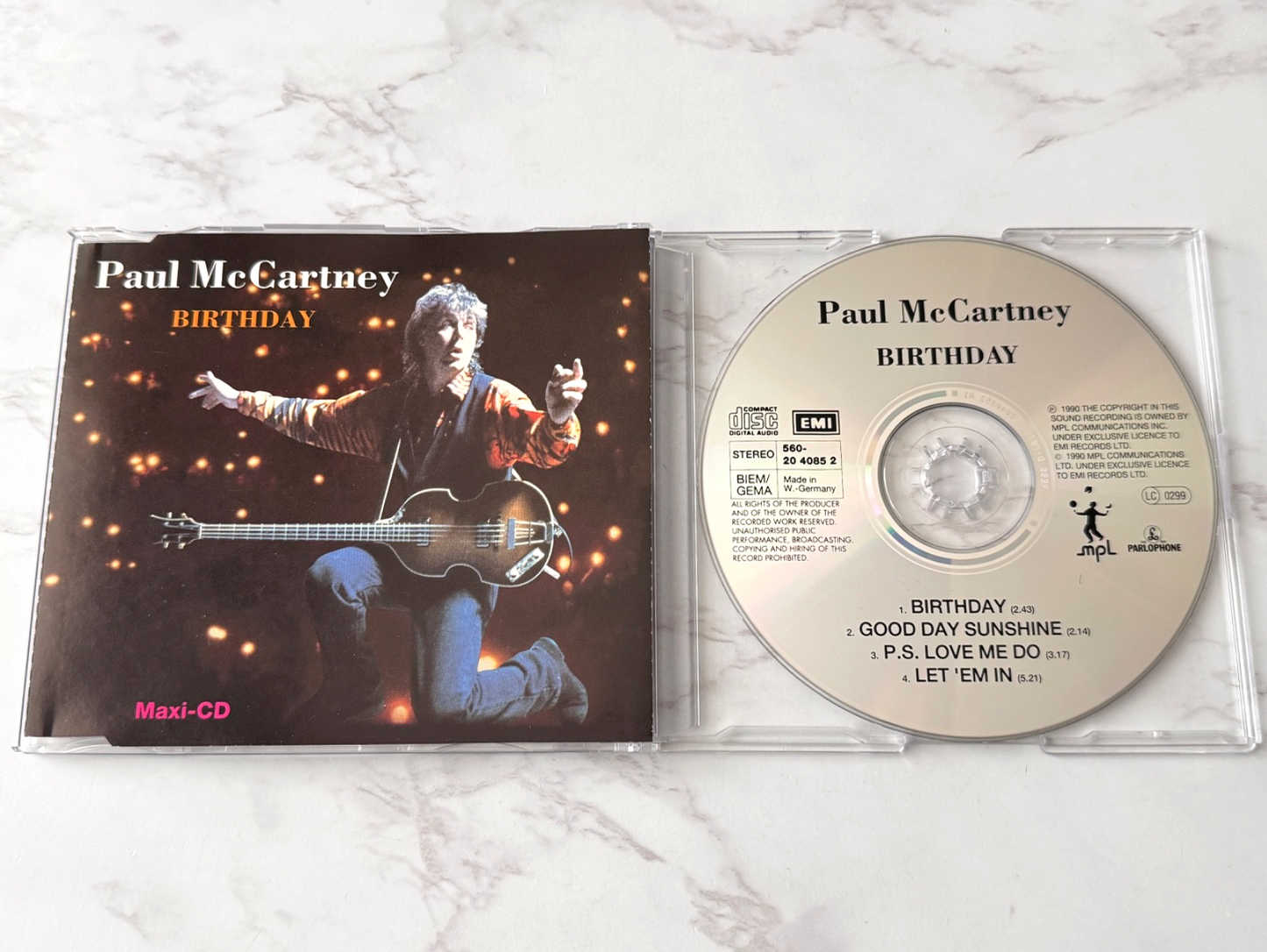 Paul McCartney – Birthday (Maxi Single) (1990) [GERMAN PRESS]