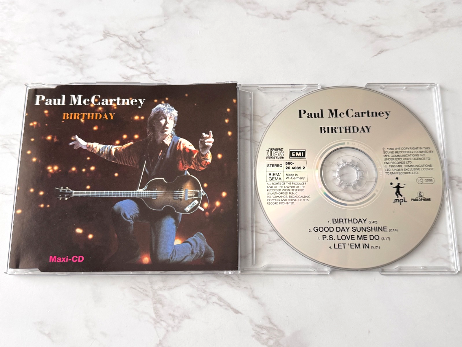 Paul McCartney – Birthday (Maxi Single) (1990) [GERMAN PRESS]
