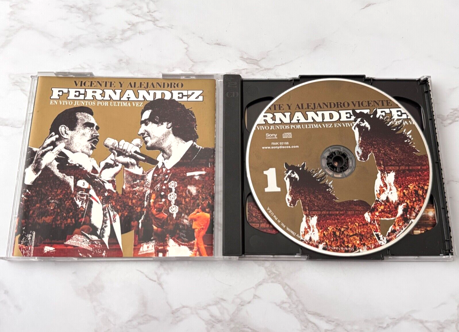 Alejandro Fernandez, Vicente Fernandez – Vicente Y Alejandro Fernandez En Vivo Juntos Por Ultima Vez 2 (2003)