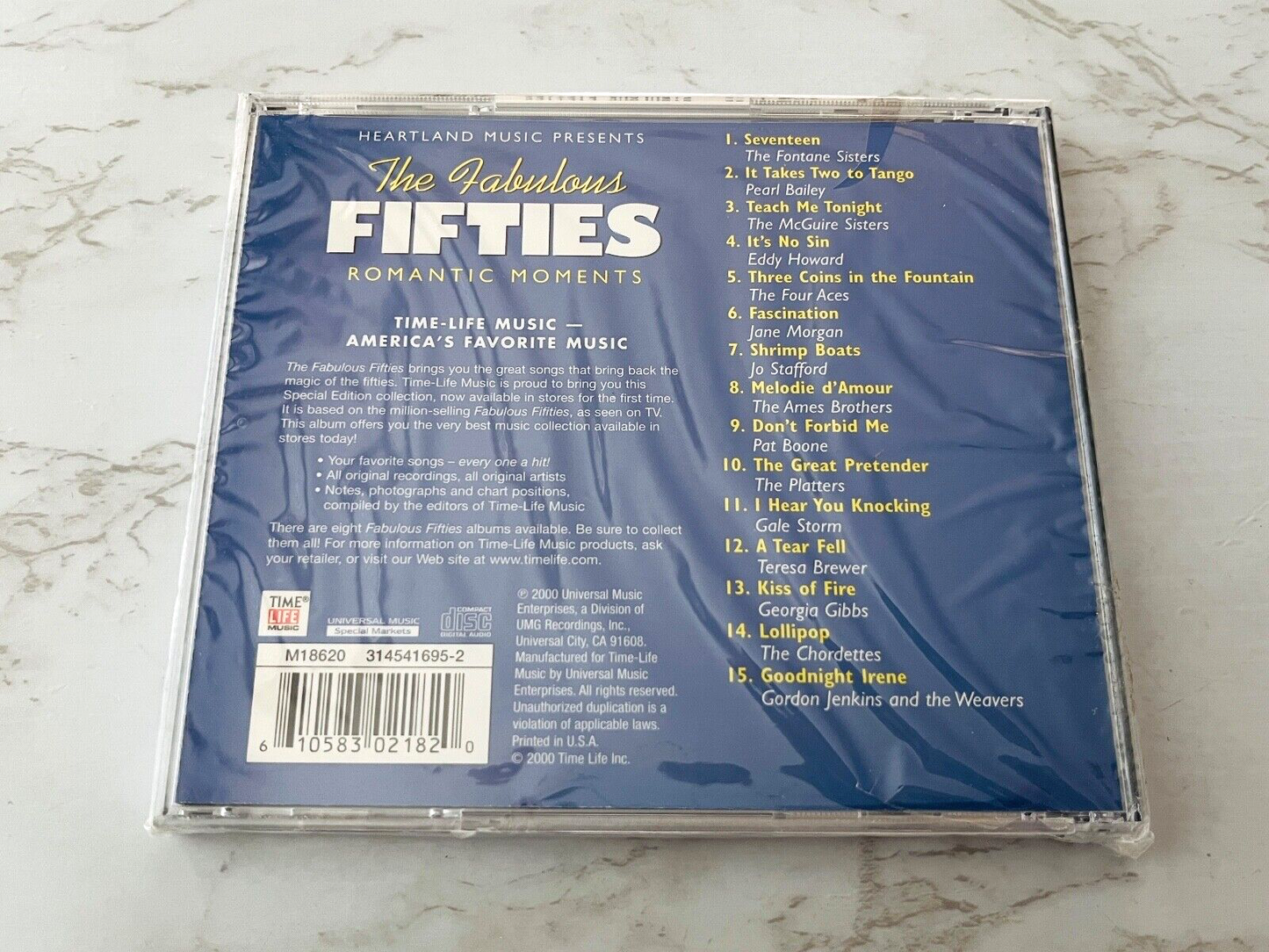 Georgia Gibbs, The Platters, Various – Time Life Music The Fabulous Fifties Romantic Moments (2000)