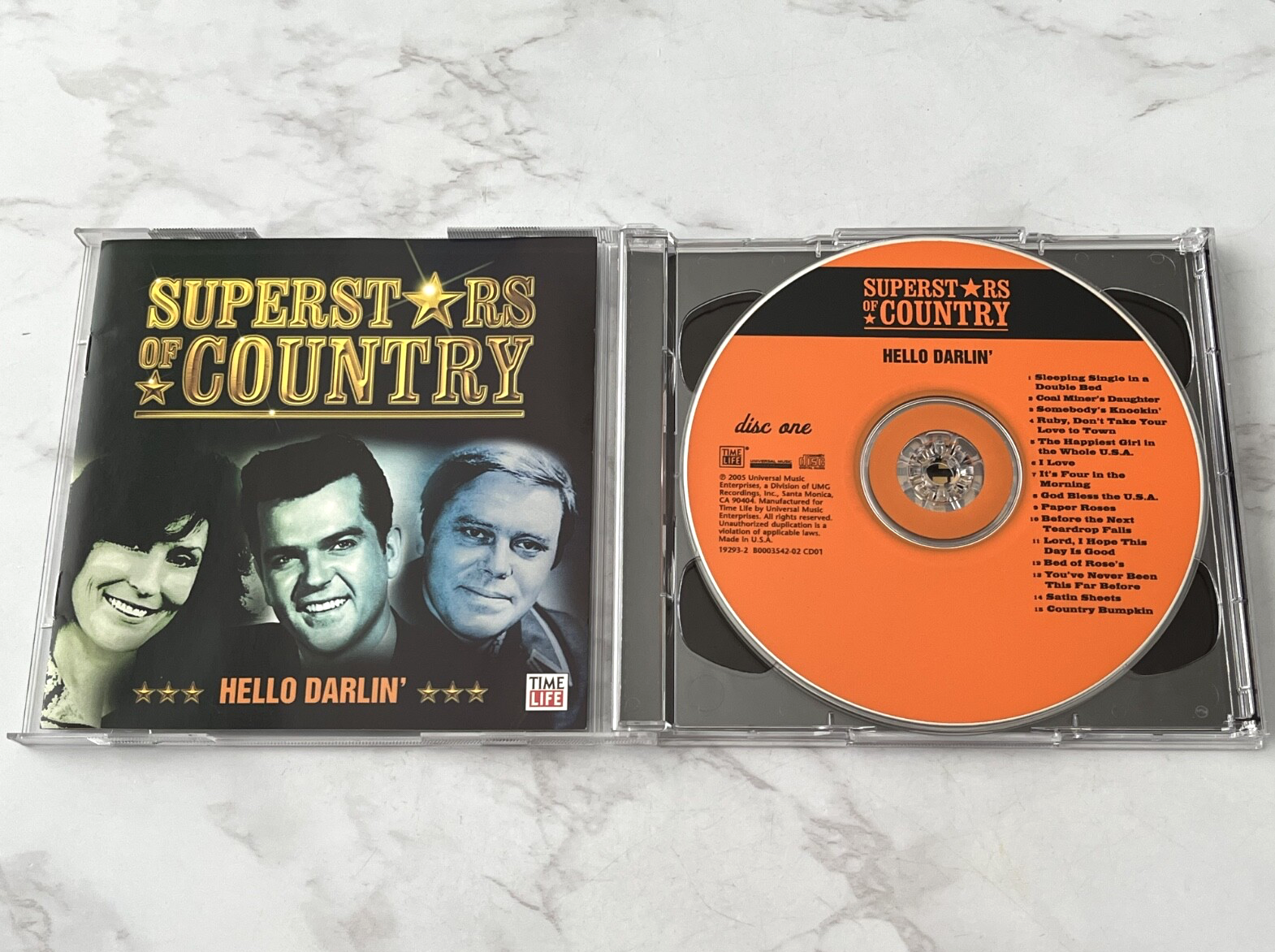 B.J. Thomas, Barbara Mandrell, Loretta Lynn, Marie Osmond, Various – Time Life Music Superstars Of Country Hello Darlin' 2 (2005)