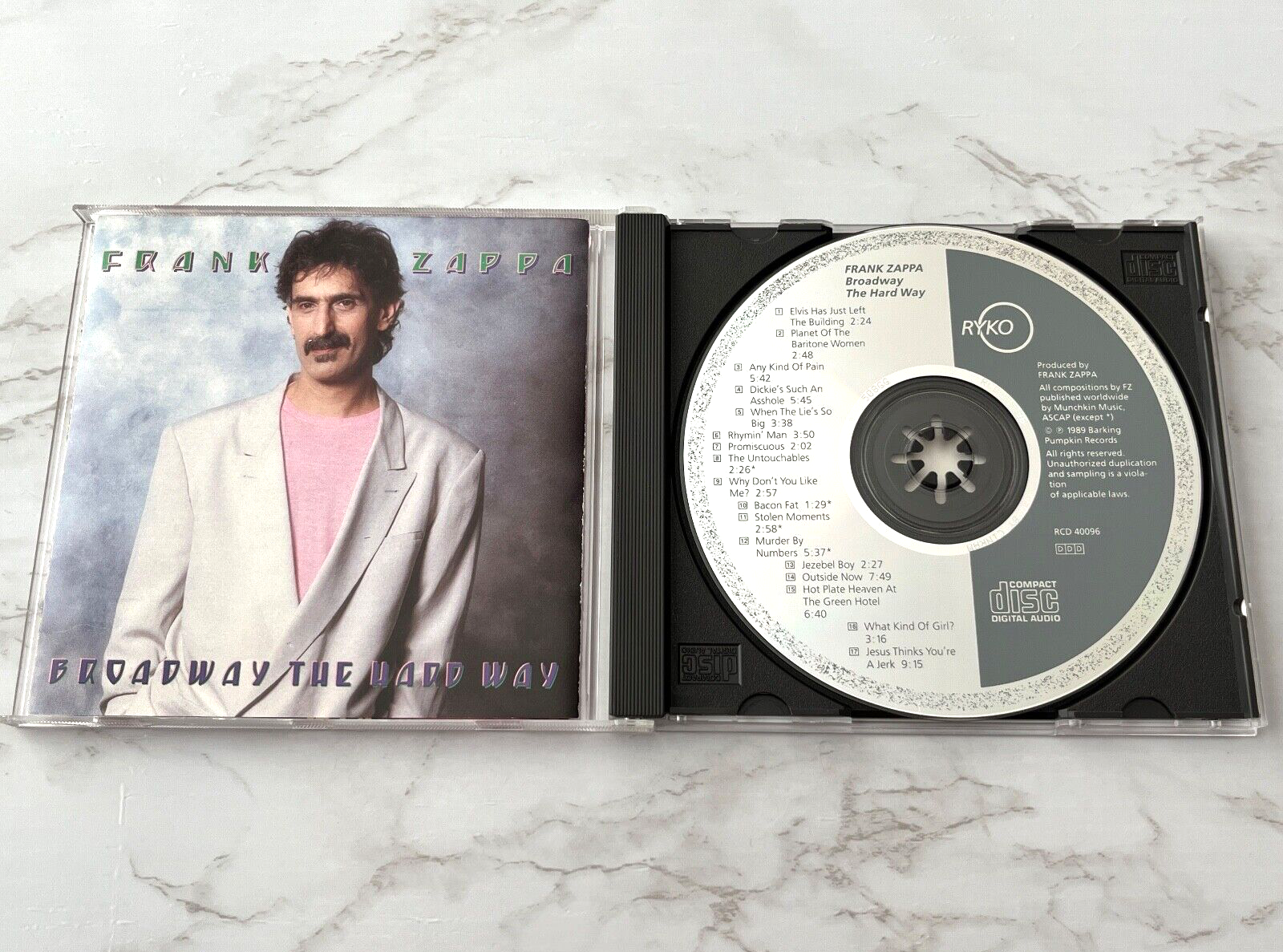 Frank Zappa – Broadway The Hard Way (1989) [CANADA PRESS]