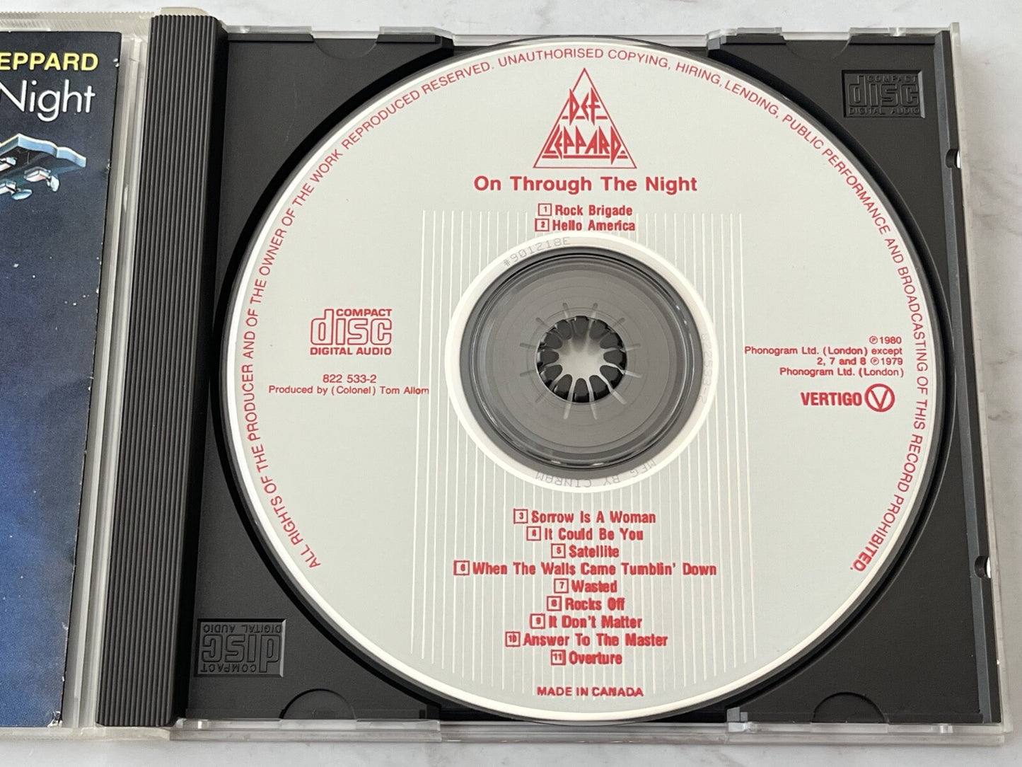 Def Leppard – On Through The Night (1987) [CANADA PRESS]