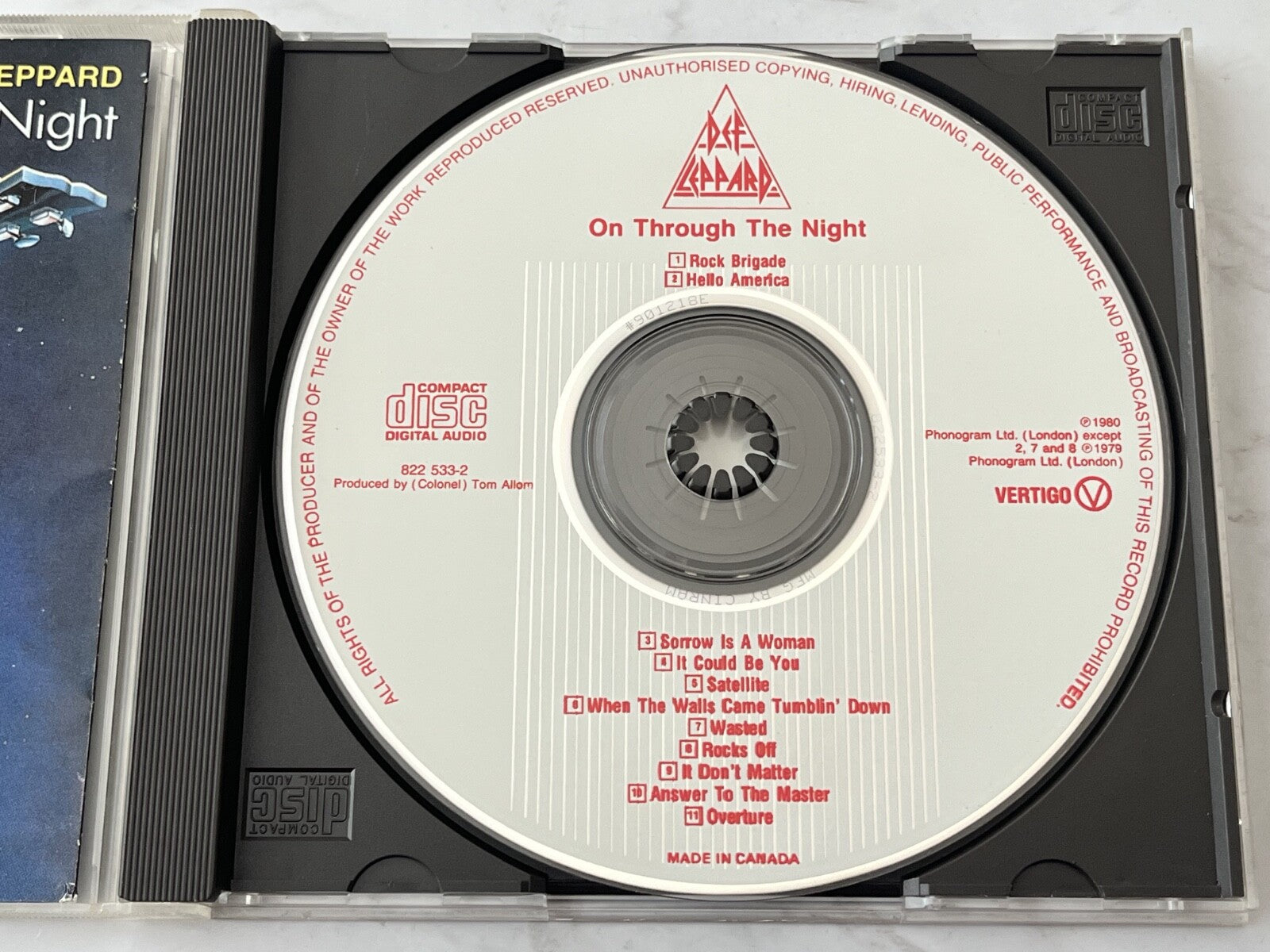 Def Leppard – On Through The Night (1987) [CANADA PRESS]
