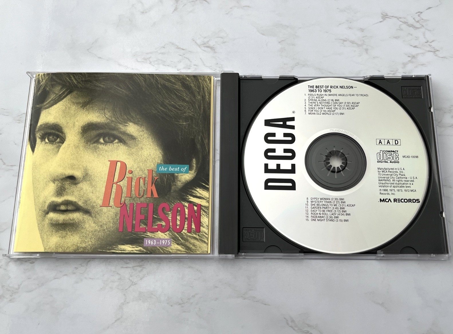 Ricky Nelson, Rick Nelson – The Best Of 1963-1975 (1990)