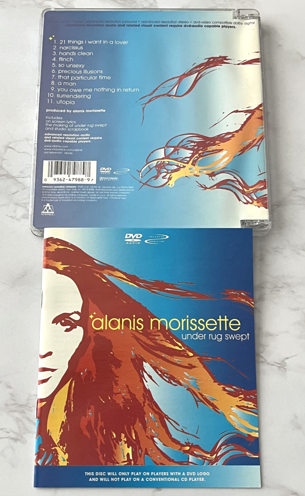 Alanis Morissette – Under Rug Swept DVD 2002 Maverick 9 47988-9 So Unsexy (2002)