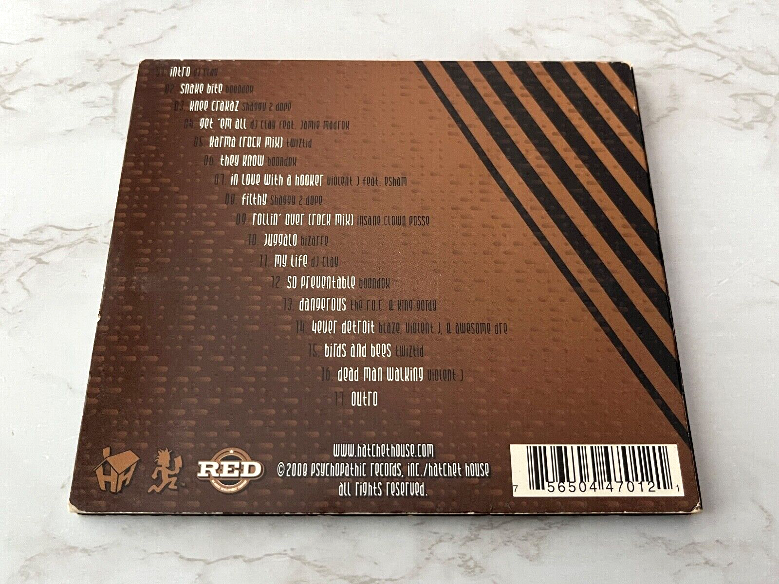 Axe Murder Boyz, DJ Clay, Insane Clown Posse, Shaggy 2 Dope, Twiztid – Let Em Bleed The Mixxtape Vol. 2 (Digipak) (2008)