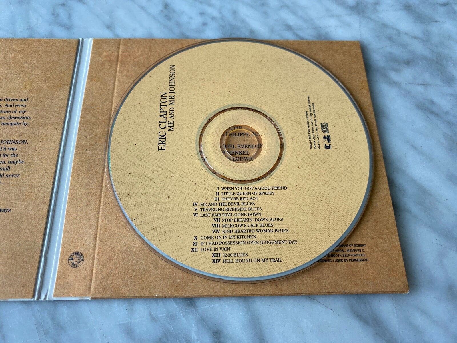 Eric Clapton, Cream – Me And Mr Johnson (Digipak) (2004)