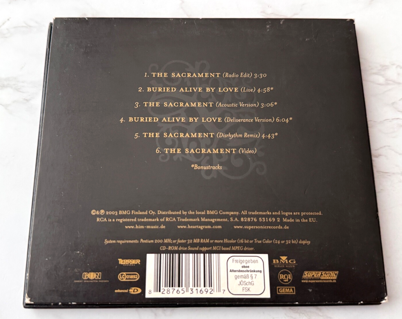HIM – The Sacrament (Maxi Single) (2003)