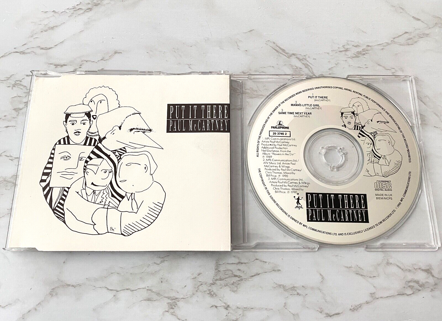 Paul McCartney – Put It There (Maxi Single) (1990)