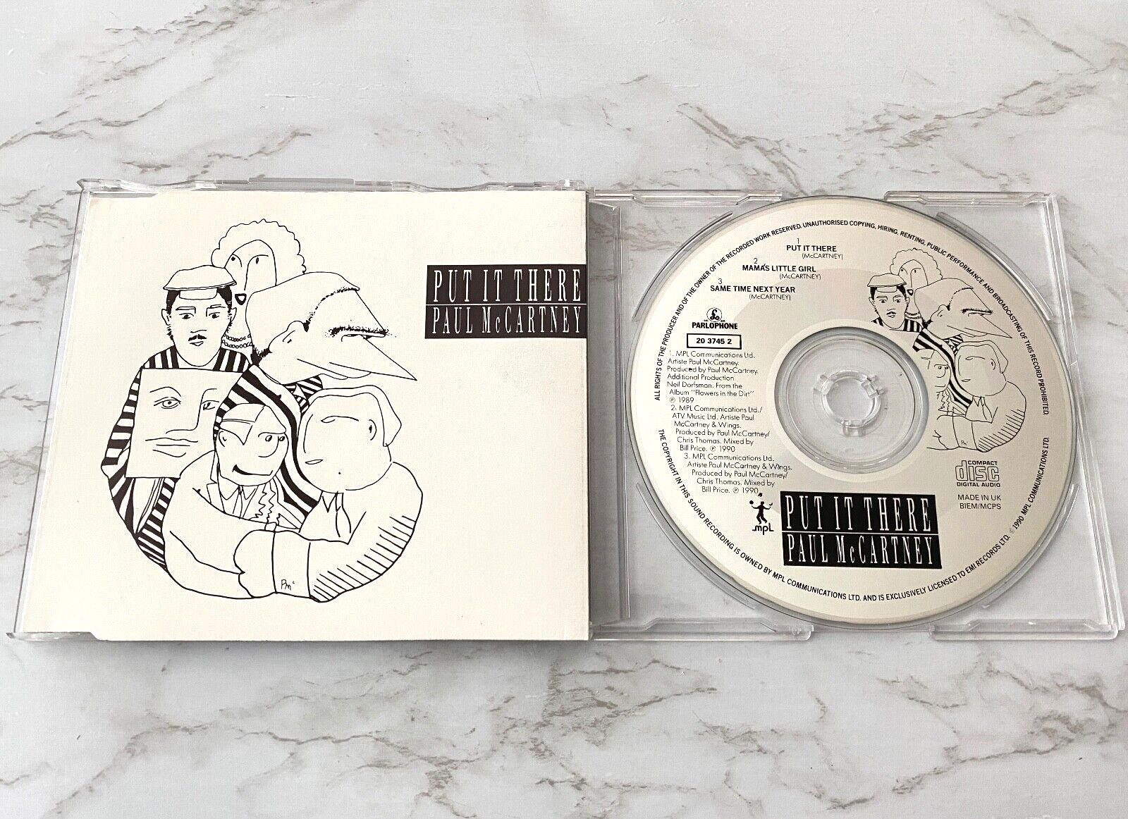 Paul McCartney – Put It There (Maxi Single) (1990)