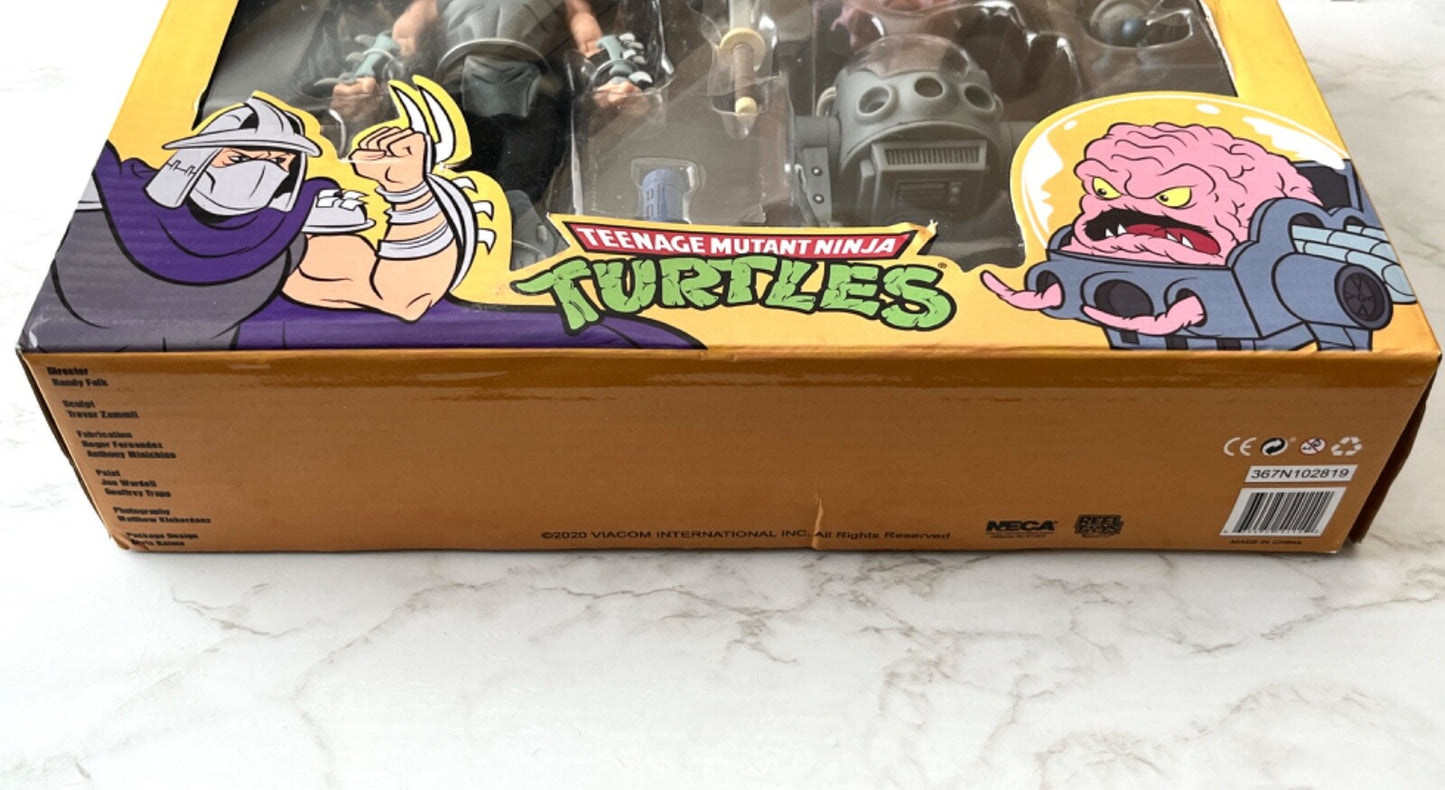 NECA Teenage Mutant Ninja Turtle Shredder And Krang Figures (2020)