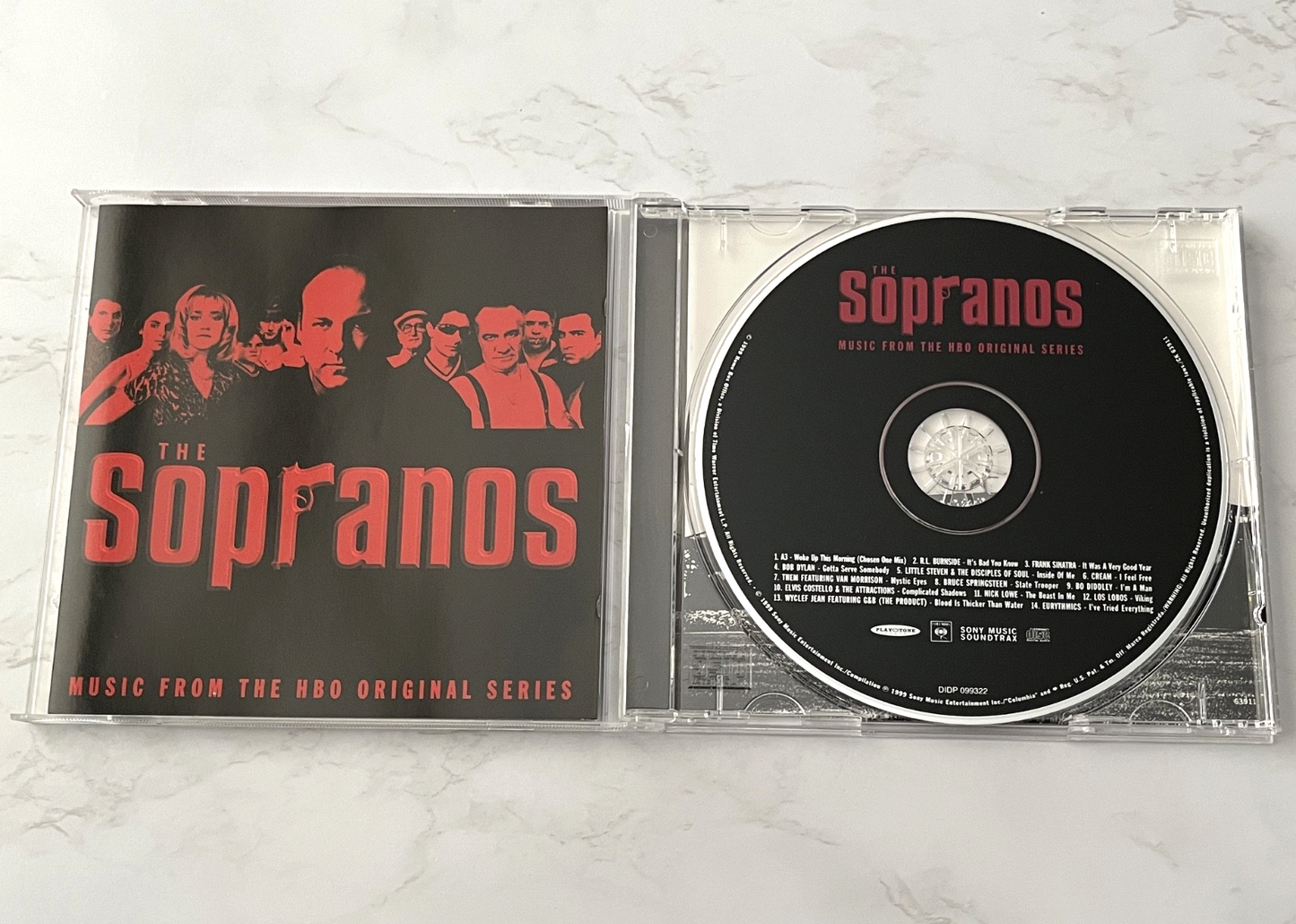 Bob Dylan, Cream, Frank Sinatra, Them, Various – Sopranos Music From The HBO Original Series (1999)
