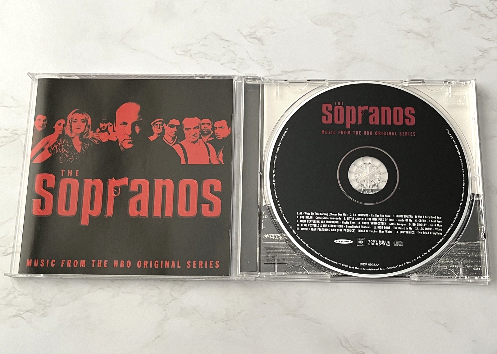 Bob Dylan, Cream, Frank Sinatra, Them, Various – Sopranos Music From The HBO Original Series (1999)