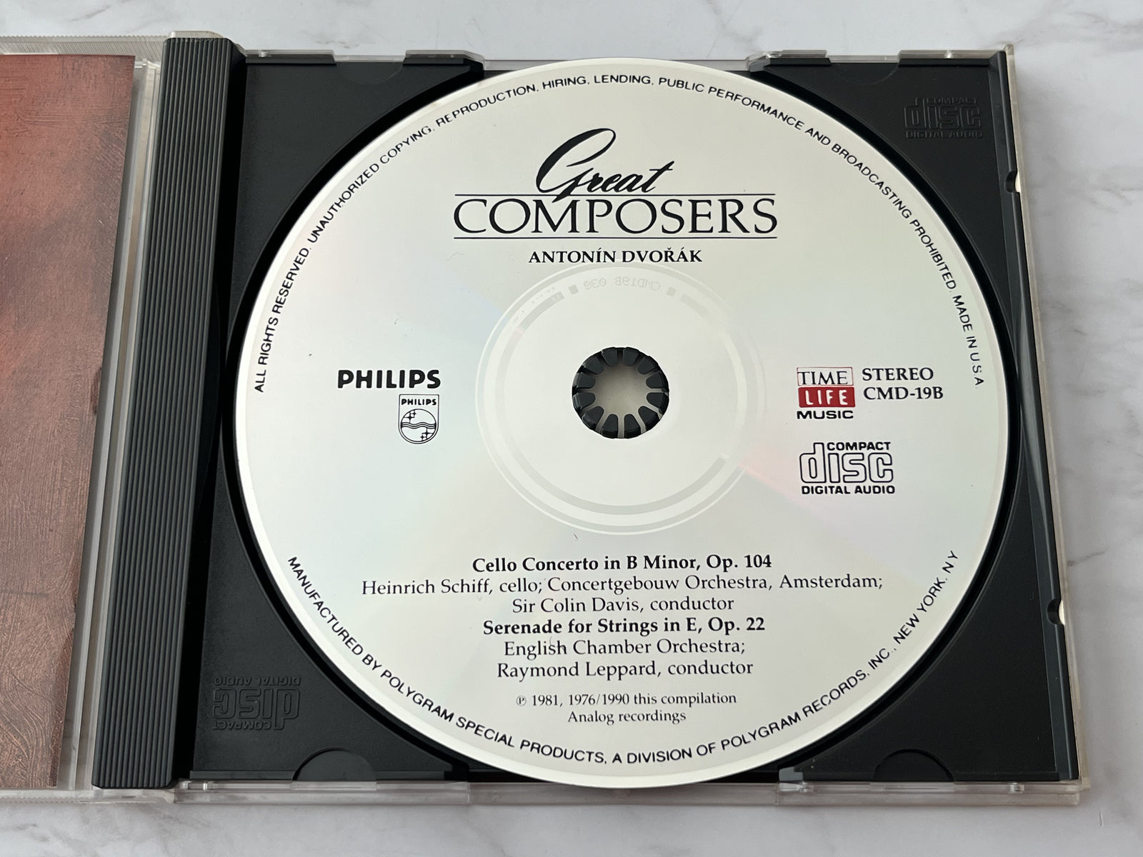 Antonin Dvorak – Time Life Great Composers Dvorak (1990)
