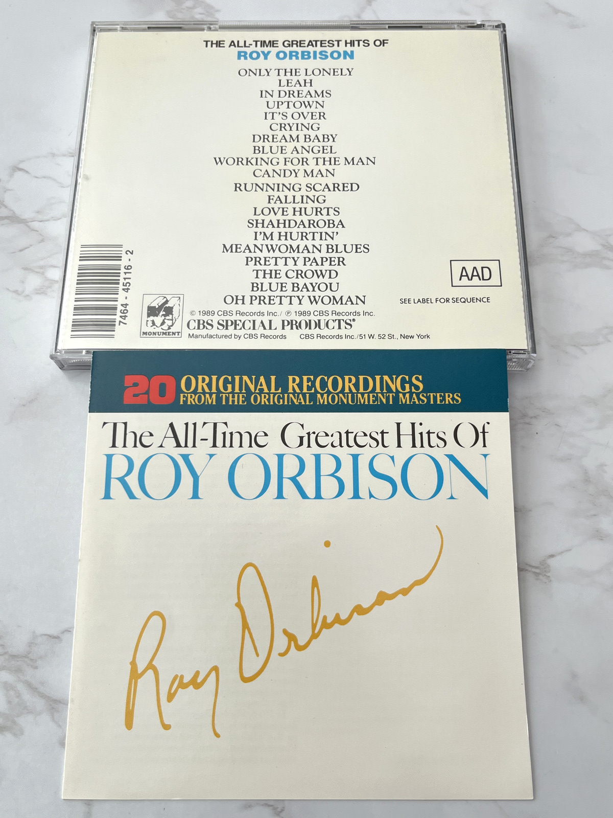 Roy Orbison – The All Time Greatest Hits Vol. 1 & 2