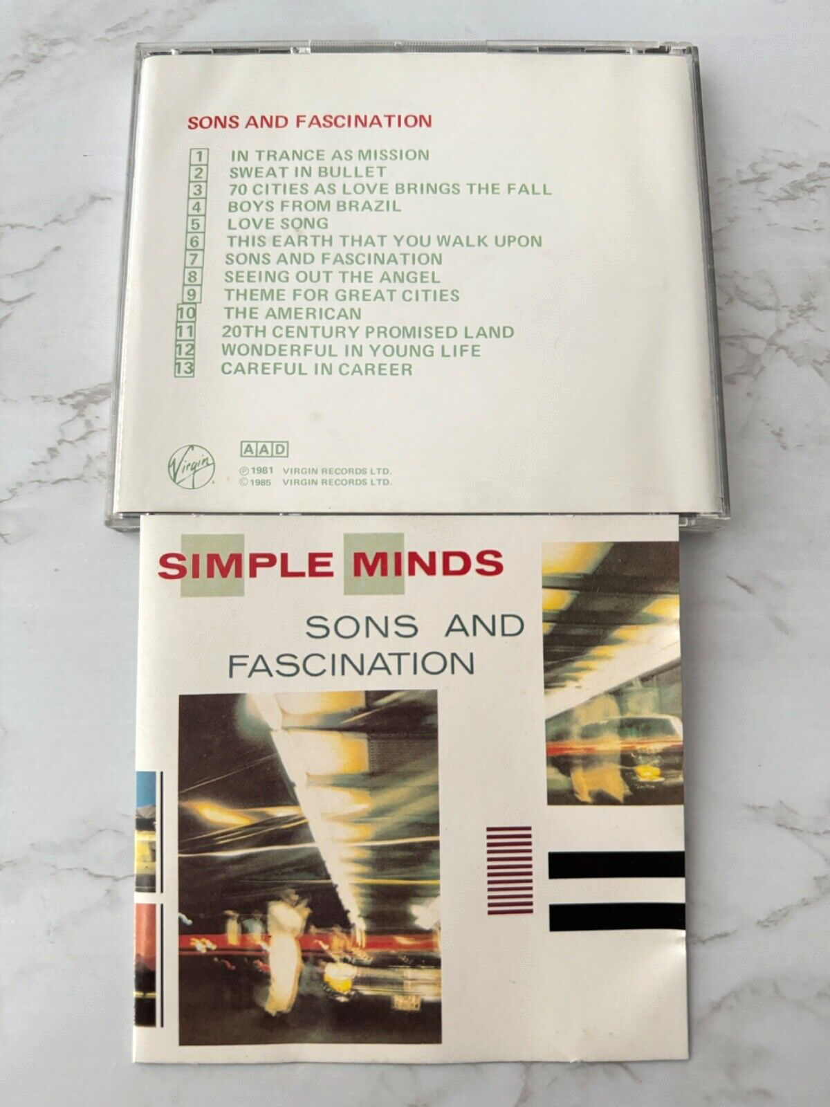 Simple Minds – Sons And Fascination (1985) [JAPAN PRESS]